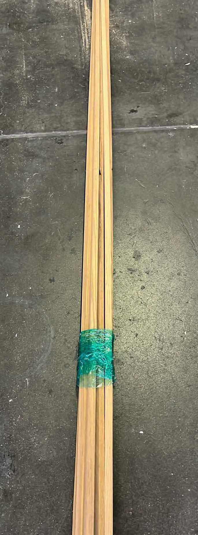 Photo 1 of NATURAL HARDWOOD QUARTER ROUND MOLDING (11PCS) APPROX. 15’-16’