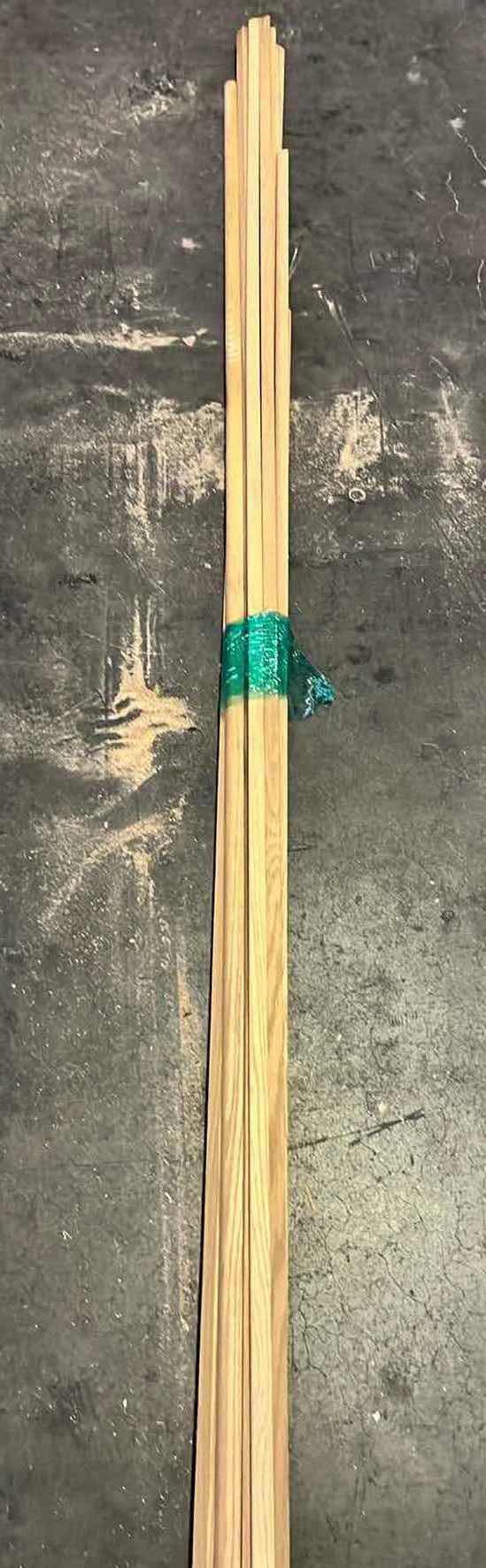 Photo 1 of NATURAL HARDWOOD QUARTER ROUND MOLDING (11PCS) APPROX. 15’-16’