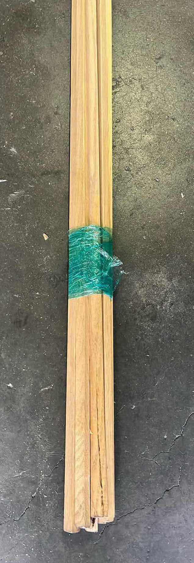 Photo 1 of NATURAL HARDWOOD QUARTER ROUND MOLDING (11PCS) APPROX. 15’-16’