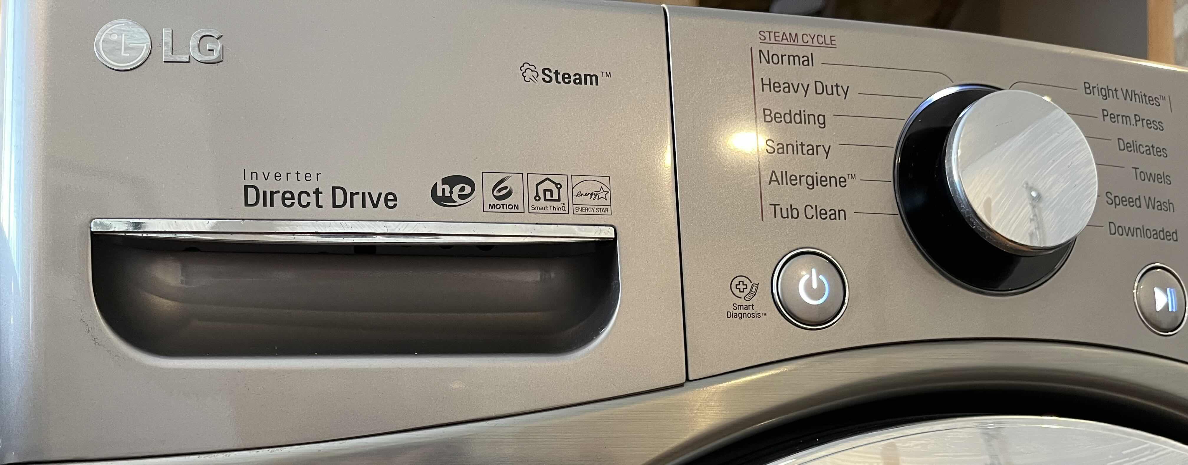 Photo 3 of LG TRUE BALANCE INVERTER DIRECT DRIVE WASHER MODEL WM3700HVA