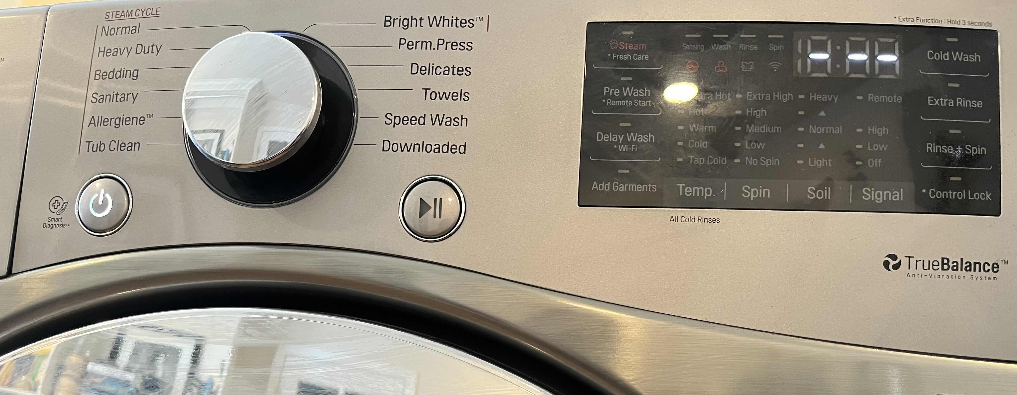 Photo 1 of LG TRUE BALANCE INVERTER DIRECT DRIVE WASHER MODEL WM3700HVA