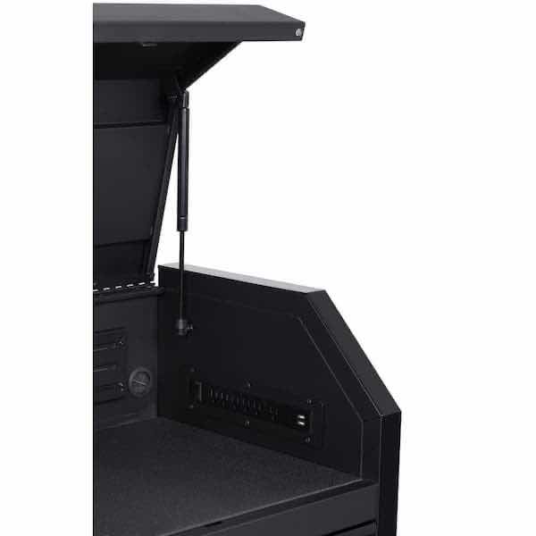 Photo 3 of HUSKY HEAVY-DUTY MATTE BLACK 15 DRAWER ROLLING TOOL STORAGE CHEST 41” X 21.5” H63.5” (READ NOTES)