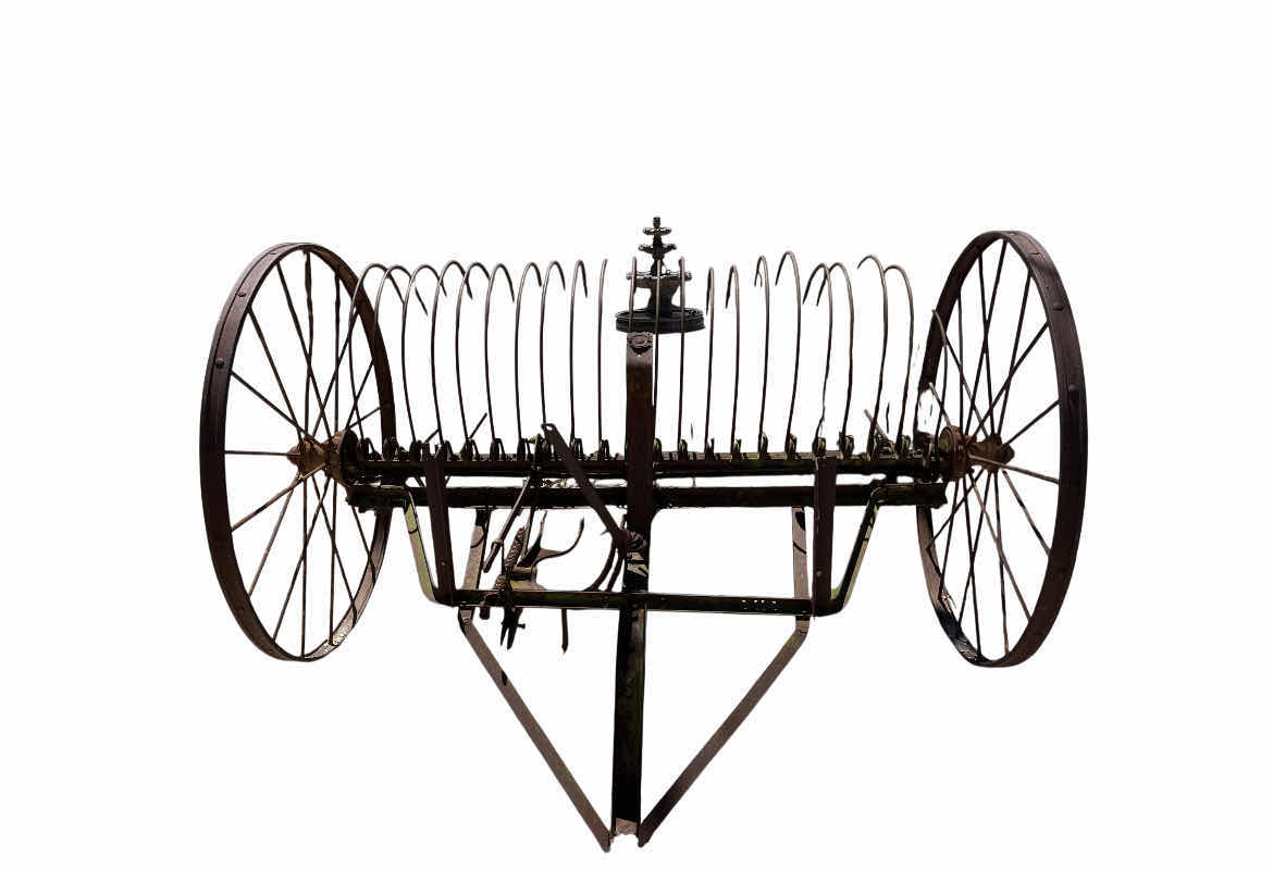 Photo 4 of ANTIQUE RUSTIC METAL HAY RACK YARD DECOR 90” X 70” H54” (READ NOTES)