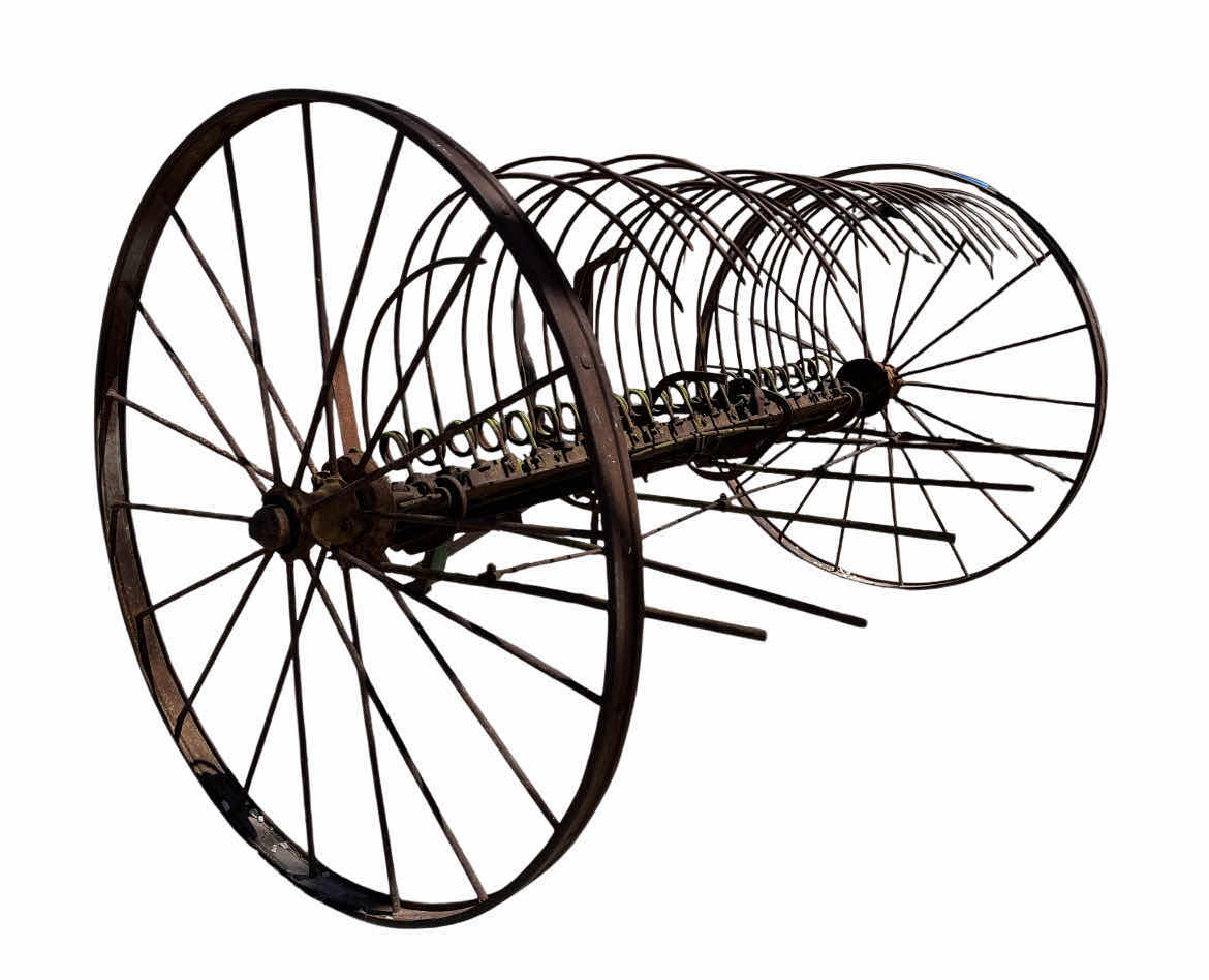 Photo 1 of ANTIQUE RUSTIC METAL HAY RACK YARD DECOR 90” X 70” H54” (READ NOTES)