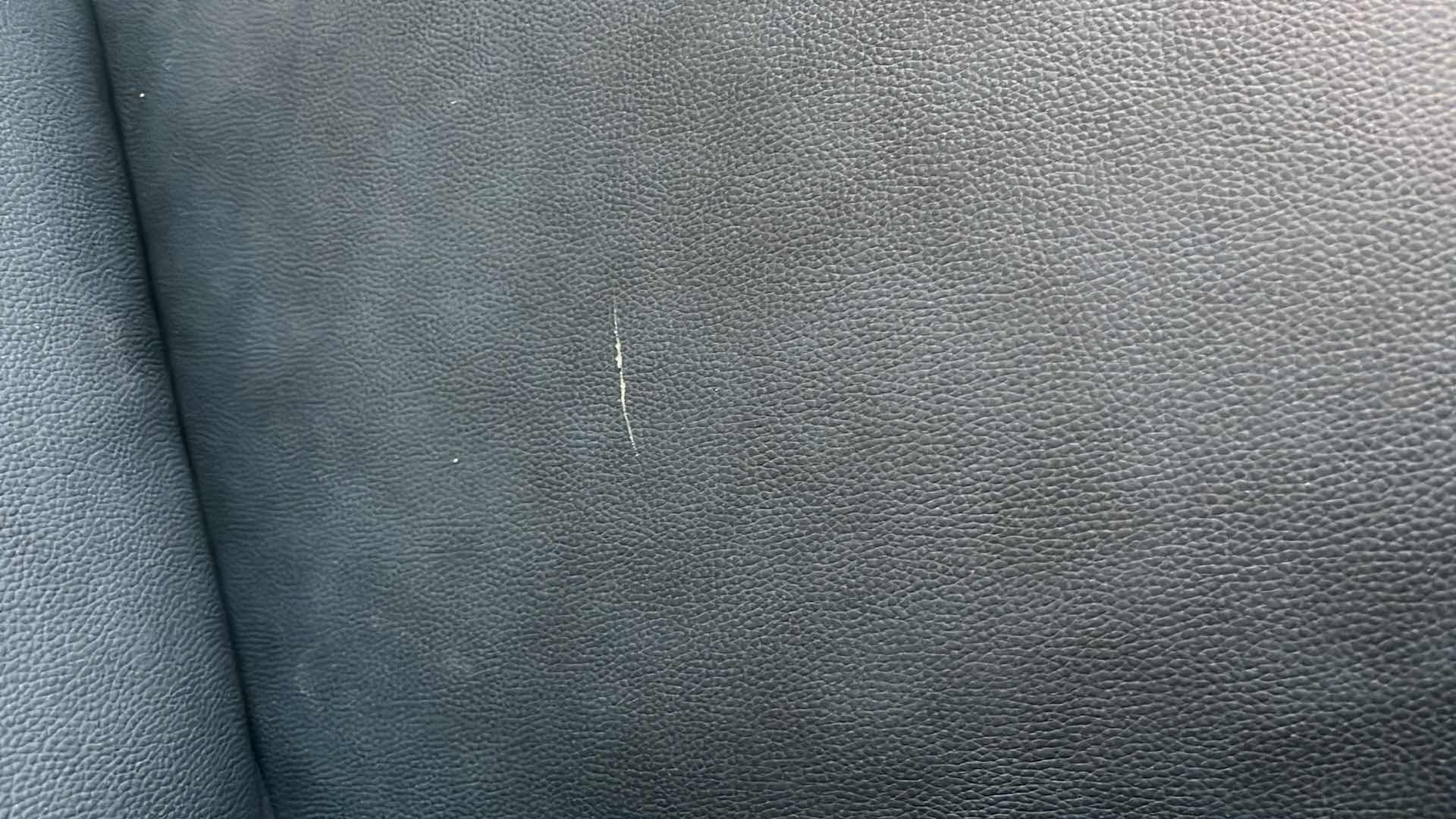 Photo 6 of MACIMO ROLLED ARM NAILHEAD TRIM TURQUOISE LEATHER SOFA 81” X 33” H34”