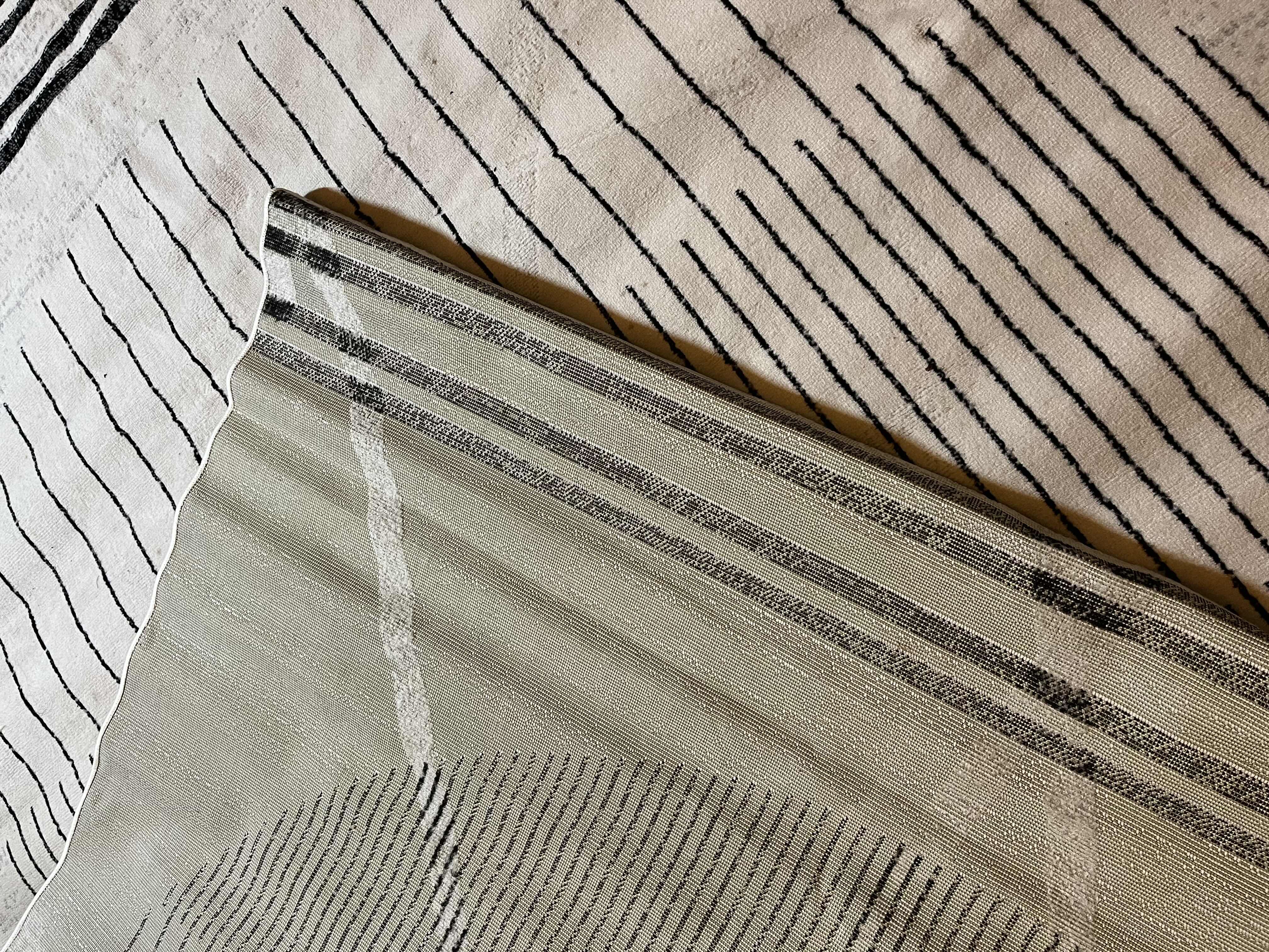 Photo 3 of HAUTELOOM ANGUS COLLECTION BLACK & LIGHT GREY AREA RUG 7.11’ X 9.11’