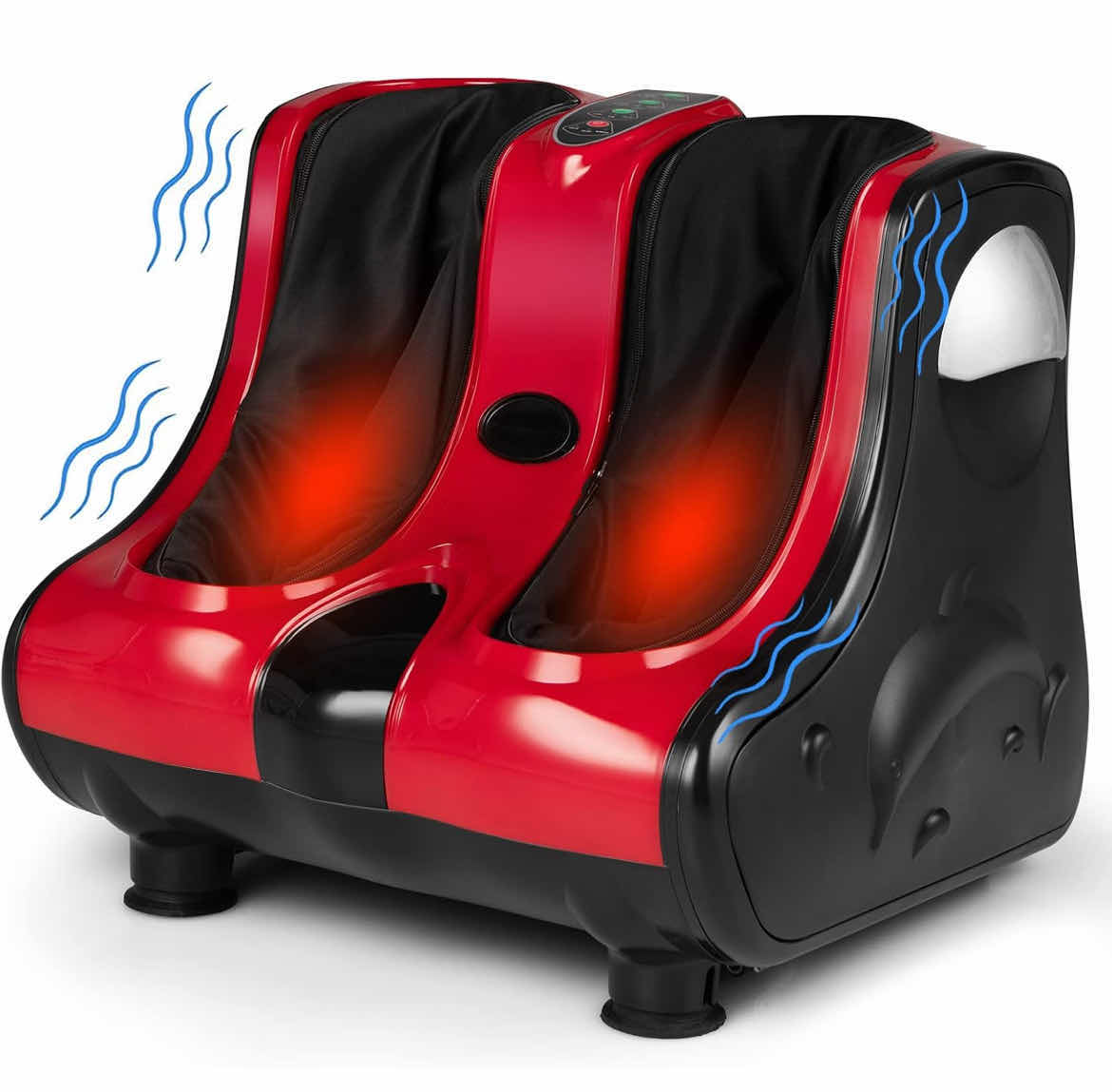 Photo 2 of MEDIMALL RED FOOT/CALF VIBRATION & HEATED MASSAGER MODEL HF 10001 US