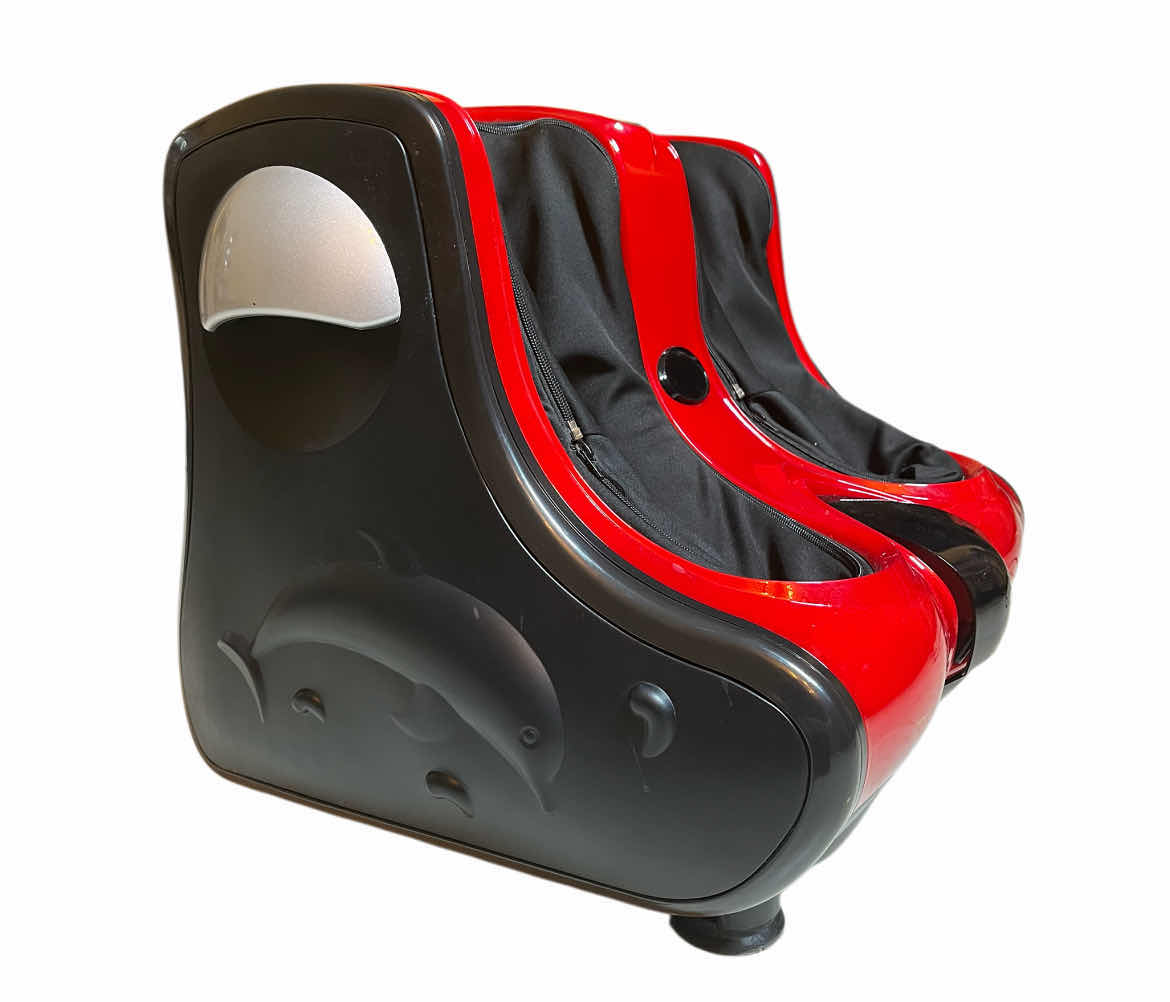 Photo 3 of MEDIMALL RED FOOT/CALF VIBRATION & HEATED MASSAGER MODEL HF 10001 US