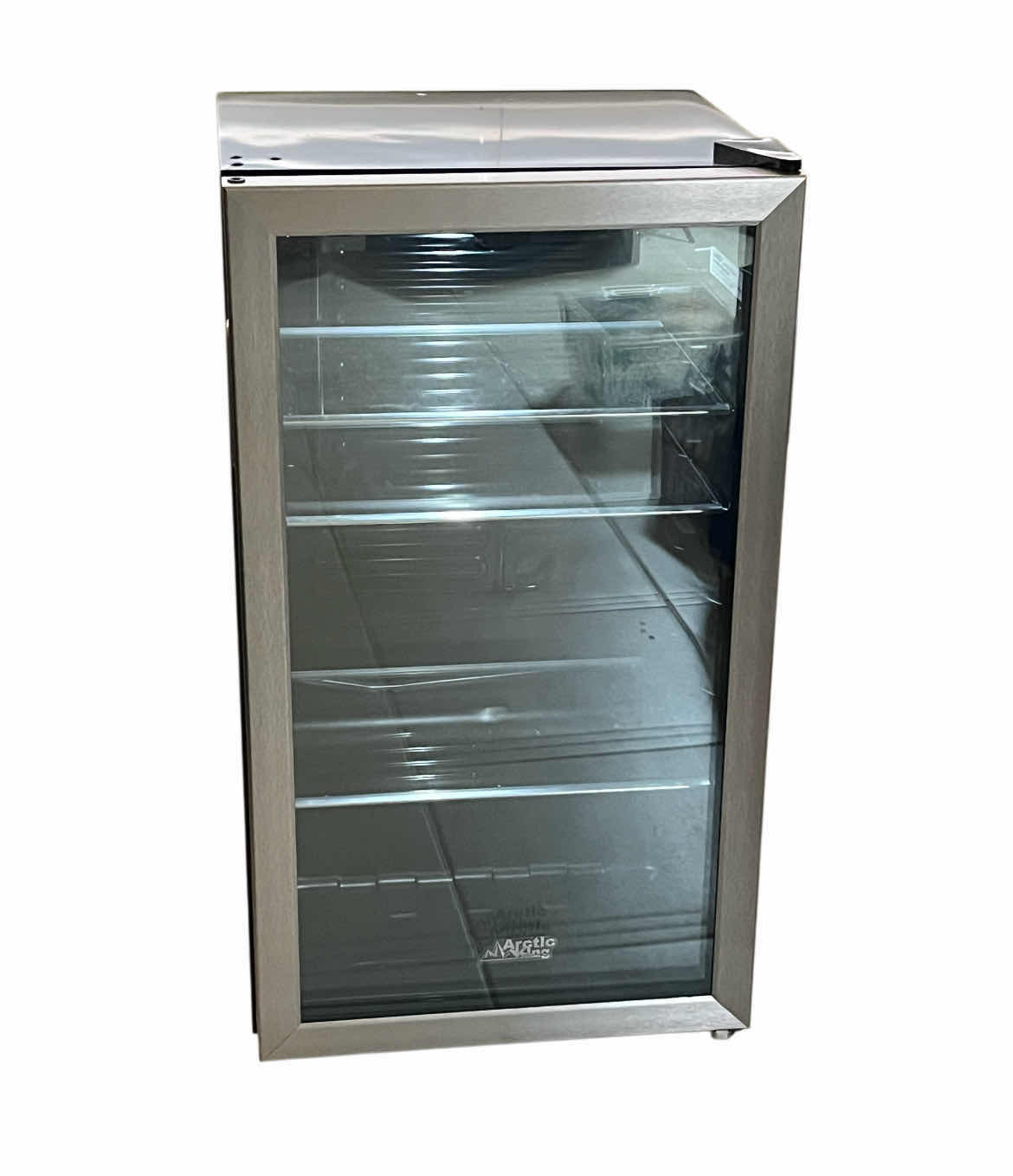 Photo 1 of ARCTIC STAINLESS STEEL & BLACK 115 CAN BEVERAGE COOLER REFRIGERATOR MODEL ARV115B1AST