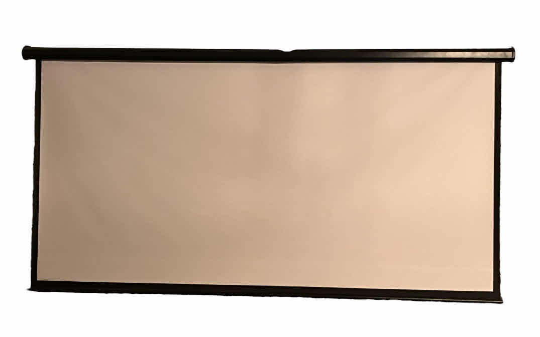 Photo 1 of HANGING PROJECTOR SCREEN 90” WIDE