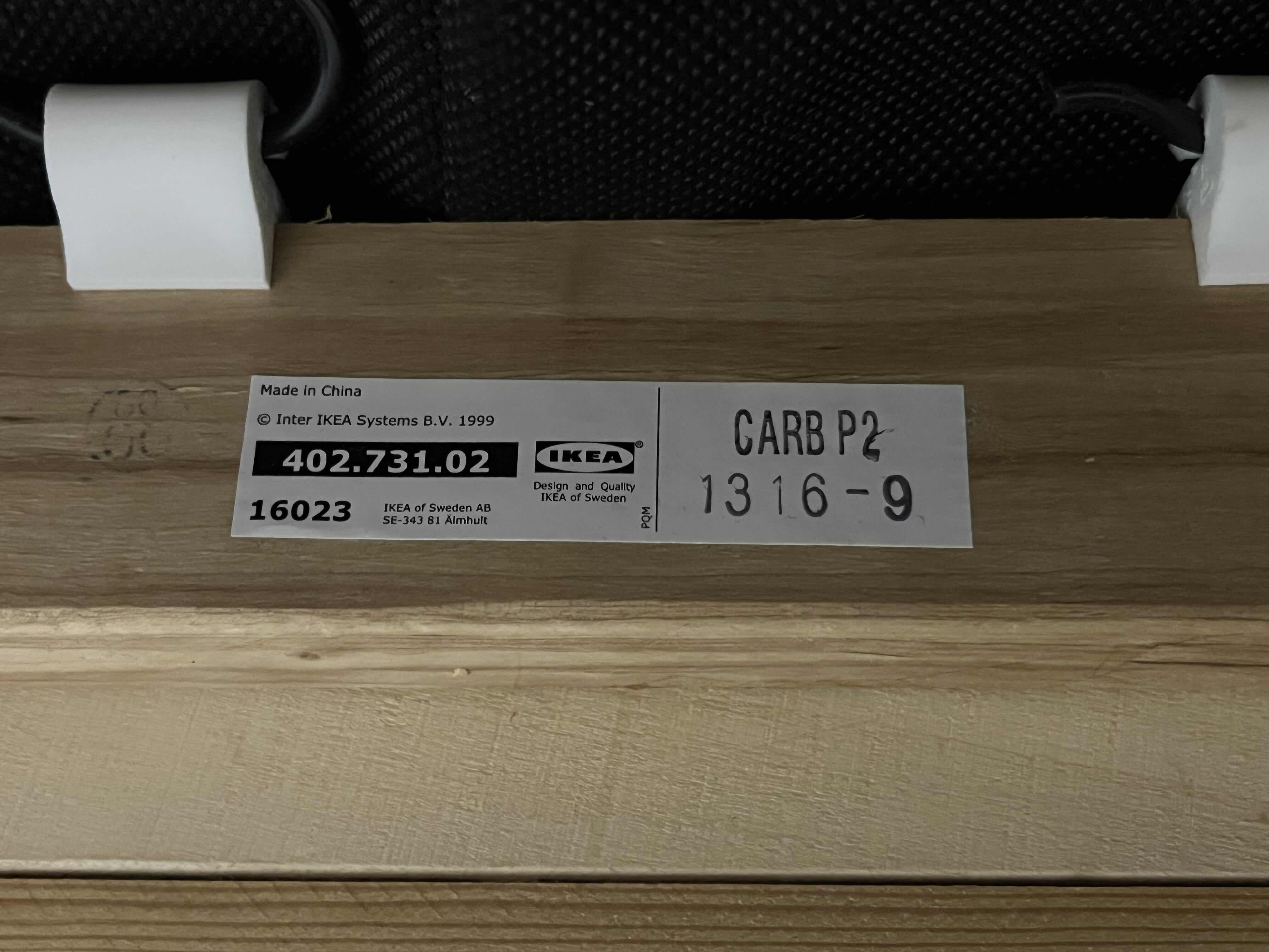 Photo 6 of IKEA STRANDMON RED POLYESTER FIBER WINGBACK CHAIR