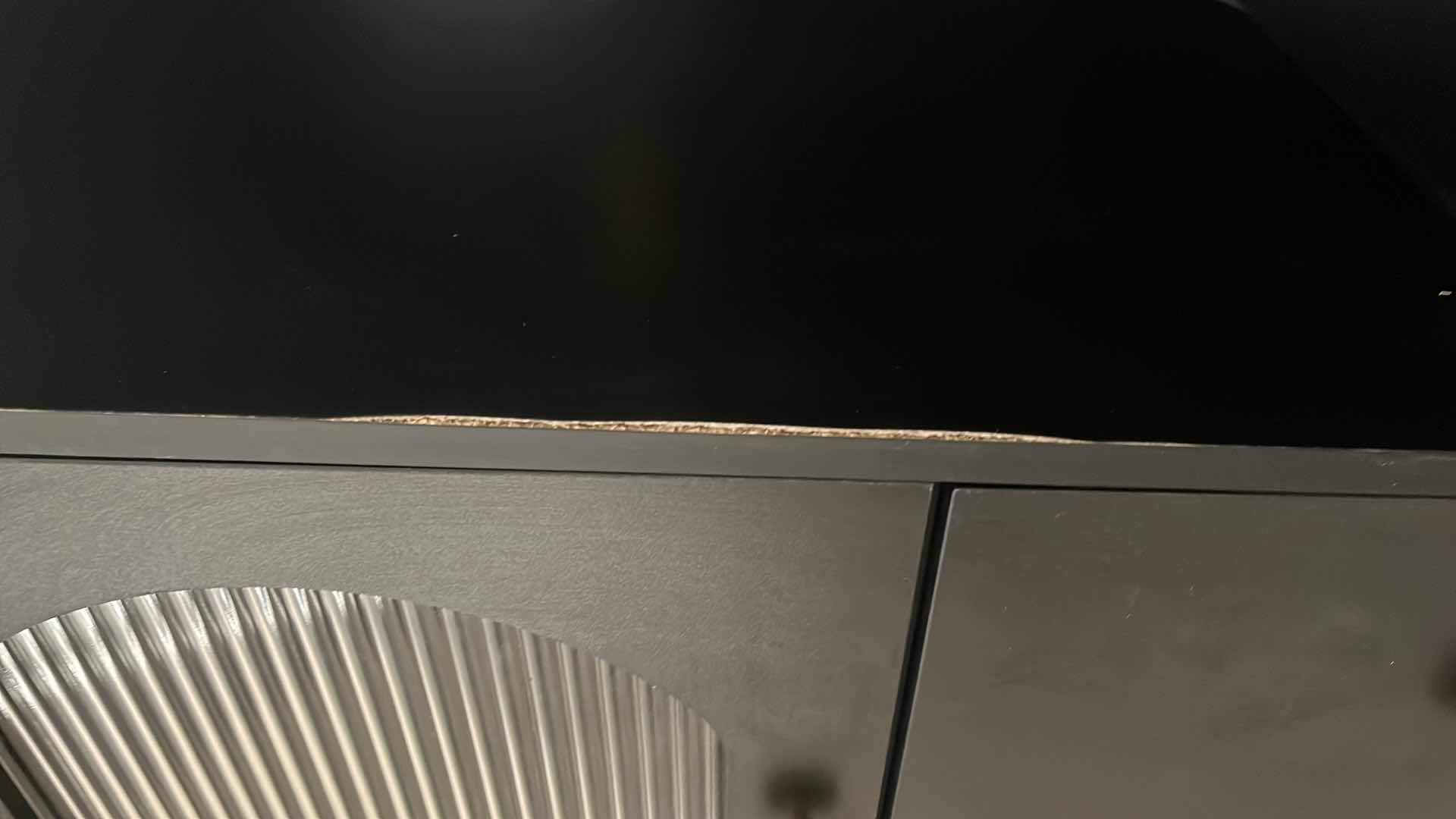 Photo 7 of FINETONES BLACK 2 DOOR 3 DRAWER SIDEBOARD BUFFET TABLE