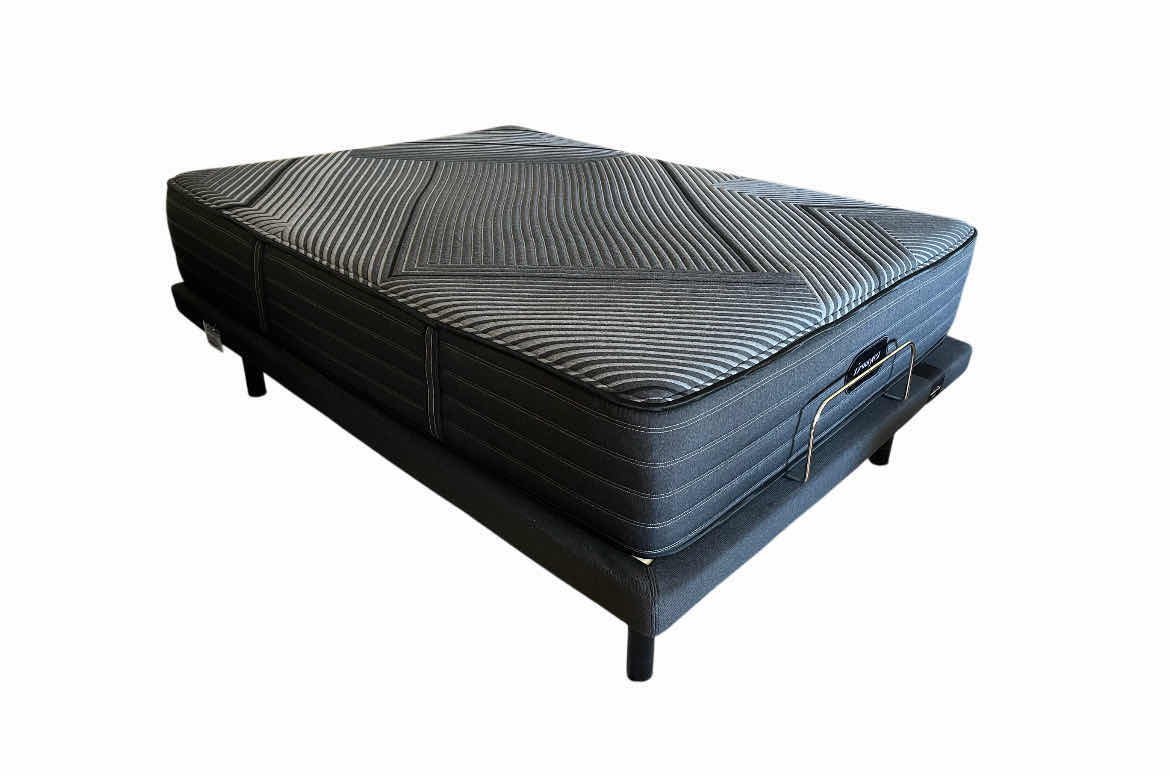 Photo 2 of NEW BEAUTYREST BLACK HYBRID QUEEN LX-CLASS FIRM 13.5" MATTRESS & TEMPUR-PEDIC ERGO ADJUSTABLE BASE W REMOTE (READ NOTES)