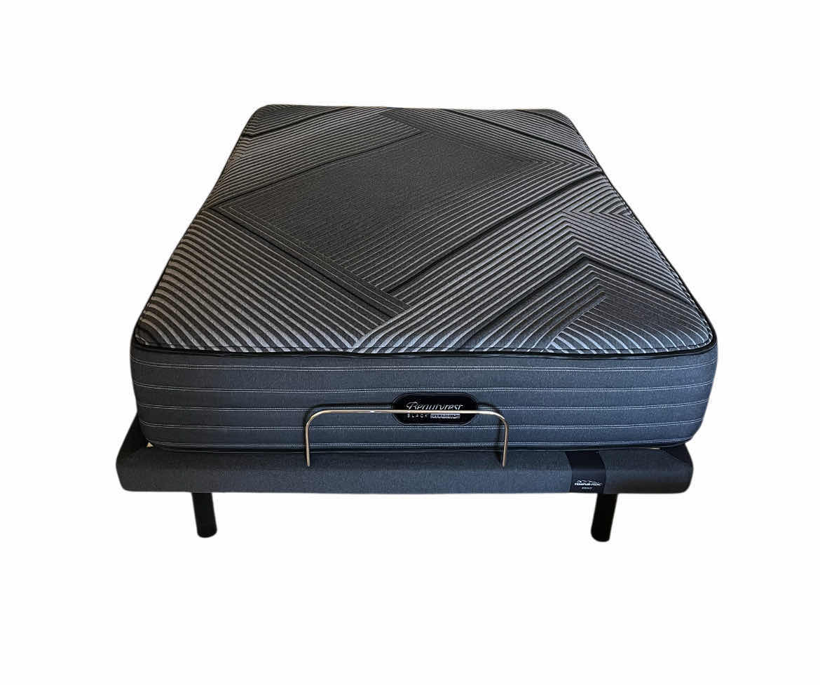 Photo 1 of NEW BEAUTYREST BLACK HYBRID QUEEN LX-CLASS FIRM 13.5" MATTRESS & TEMPUR-PEDIC ERGO ADJUSTABLE BASE W REMOTE (READ NOTES)