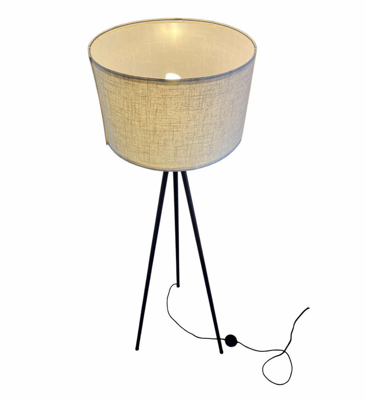 Photo 3 of LITE SOURCE TULLIO DARK BRONZE TRIPOD FLOOR LAMP 19” X 59.5”