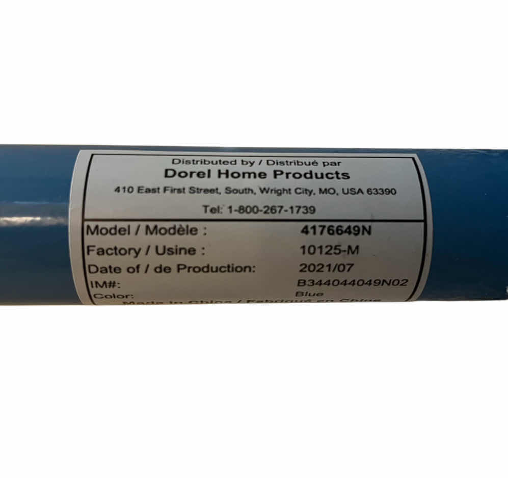 Photo 1 of DOREL HOME KING TEAL BLUE METAL BED FRAME 78” X 82.5” H44.25”