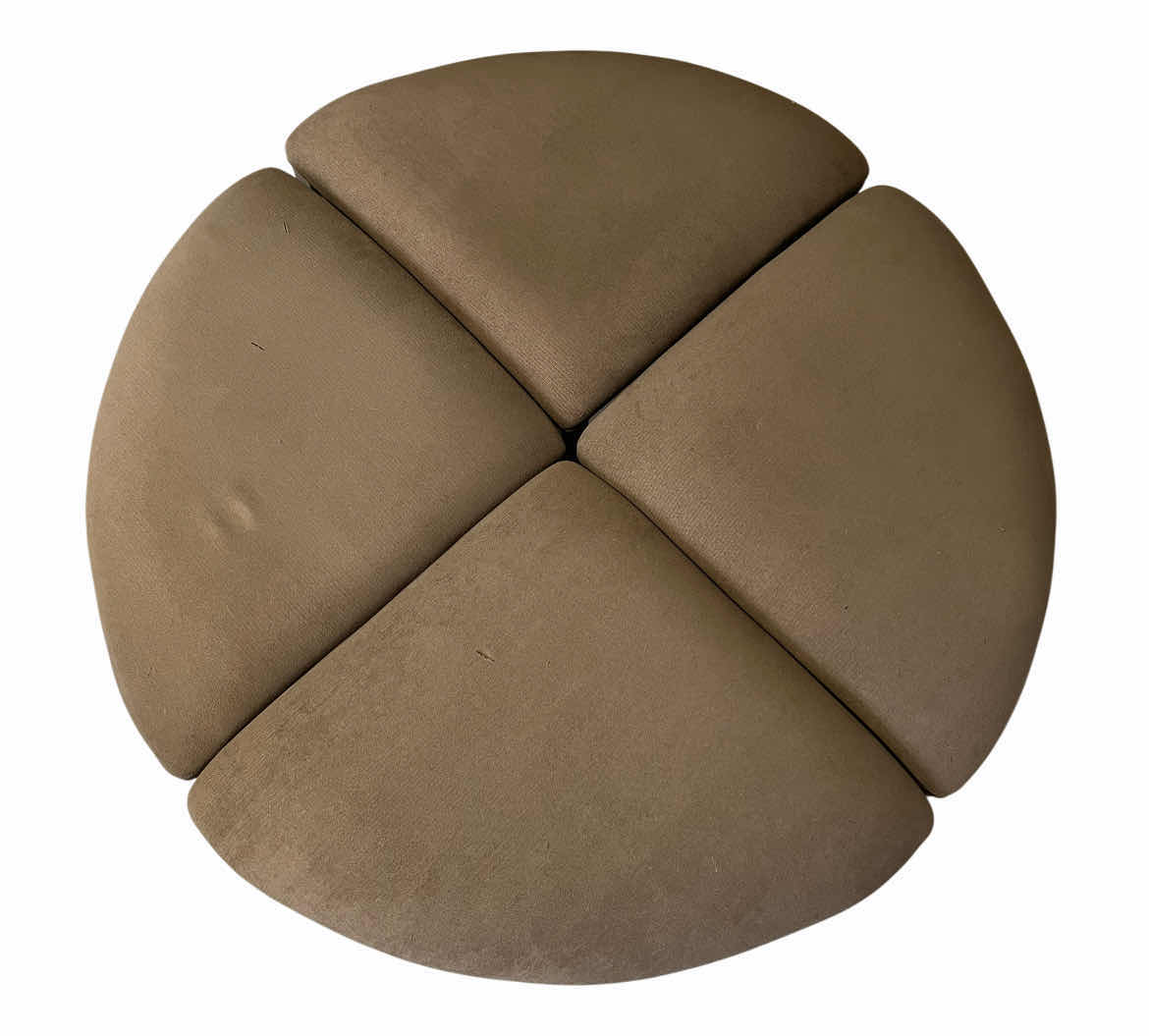 Photo 1 of JIAMEI MAHOGANY FINISH WOOD DINING TABLE & 4 STOOLS (READ NOTES)