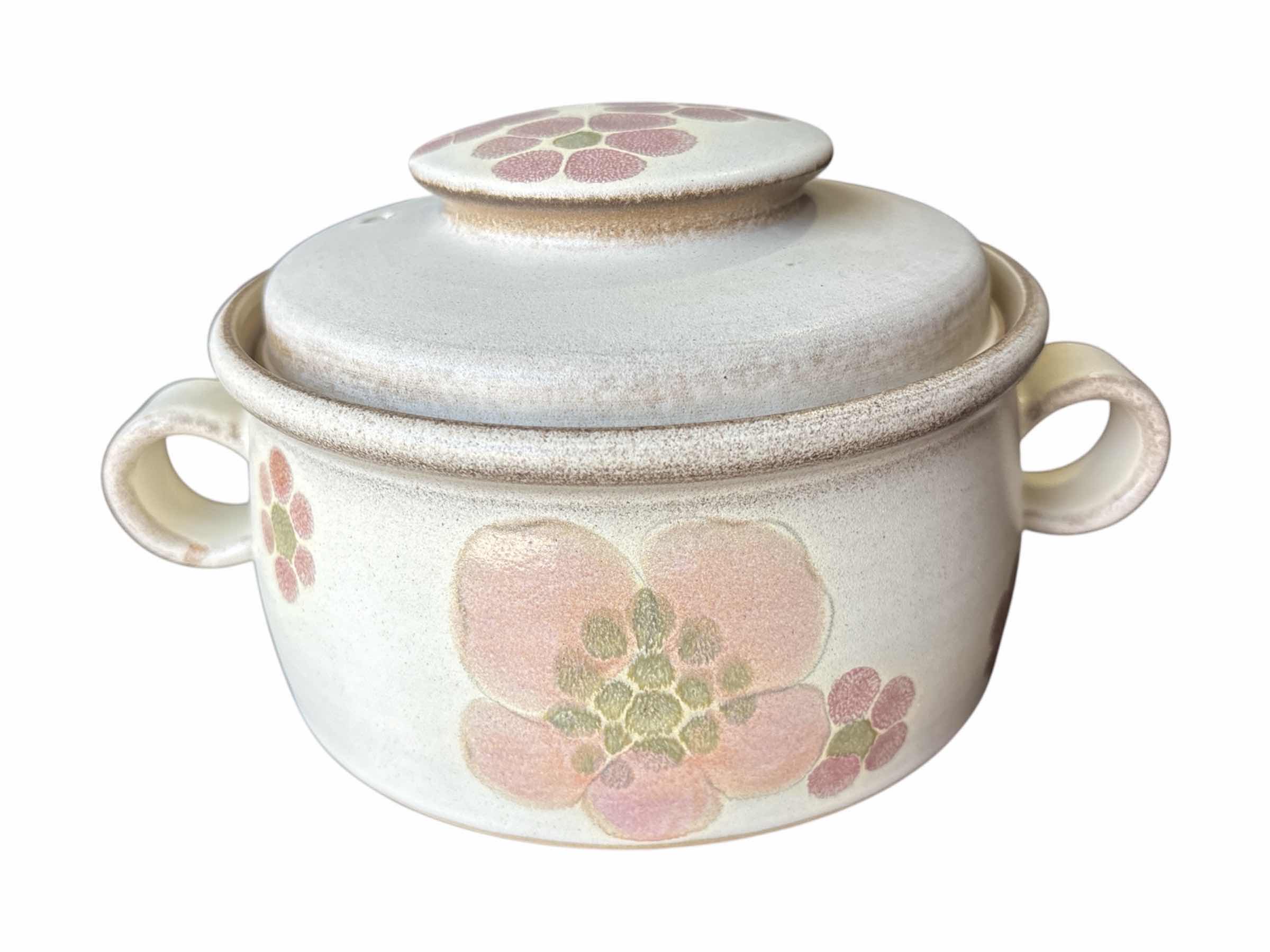 Photo 1 of GYPSY BY DENBY-LANGLEY STONEWARE 2.5 QT 8” ROUND COVERED CASSEROLE DISH W LID