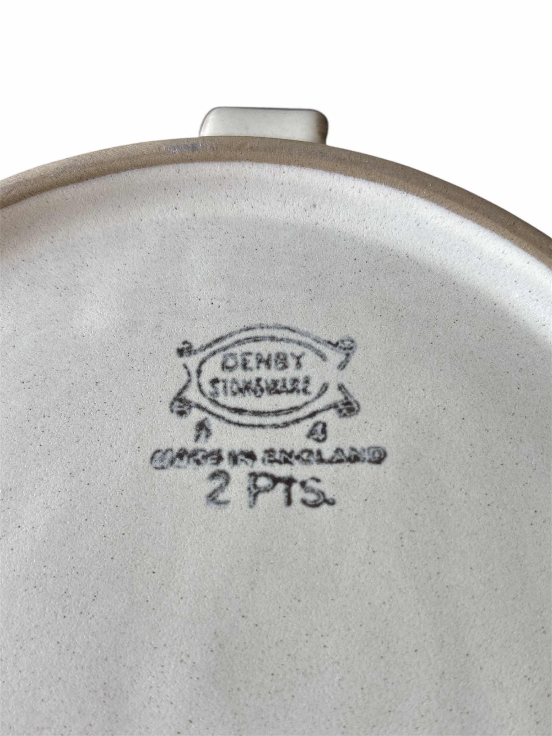 Photo 1 of GYPSY BY DENBY-LANGLEY STONEWARE 2.5 QT 8” ROUND COVERED CASSEROLE DISH W LID