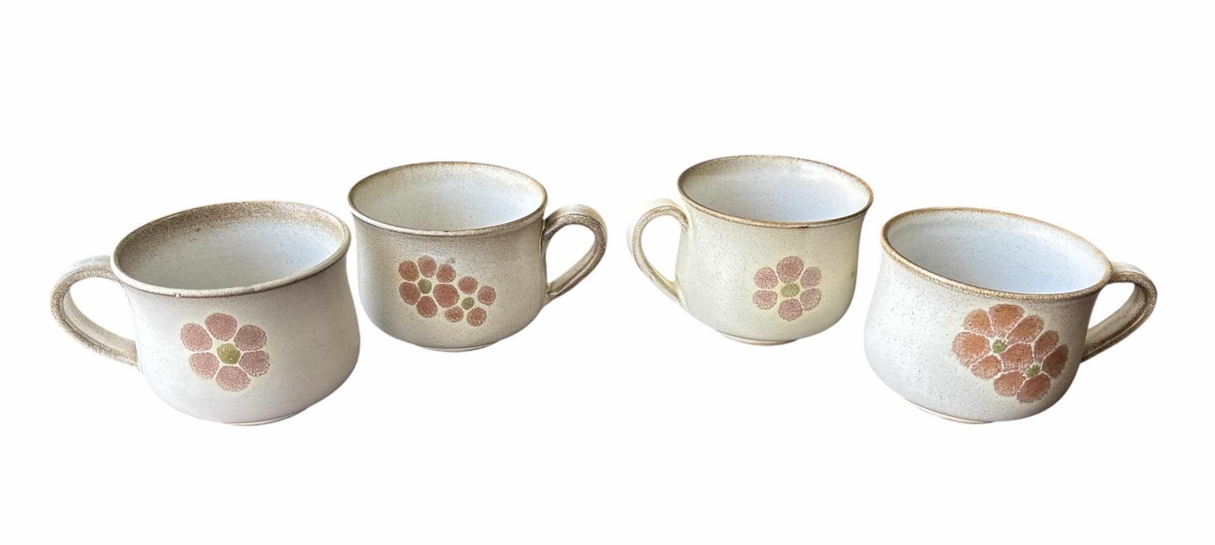 Photo 1 of GYPSY BY DENBY-LANGLEY STONEWARE 2.5” FLAT CUP, SET OF 4