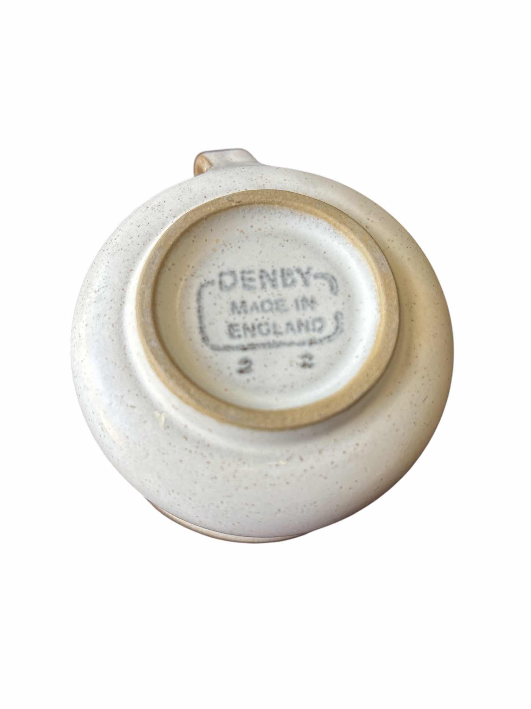 Photo 1 of GYPSY BY DENBY-LANGLEY STONEWARE 2.5” FLAT CUP, SET OF 4