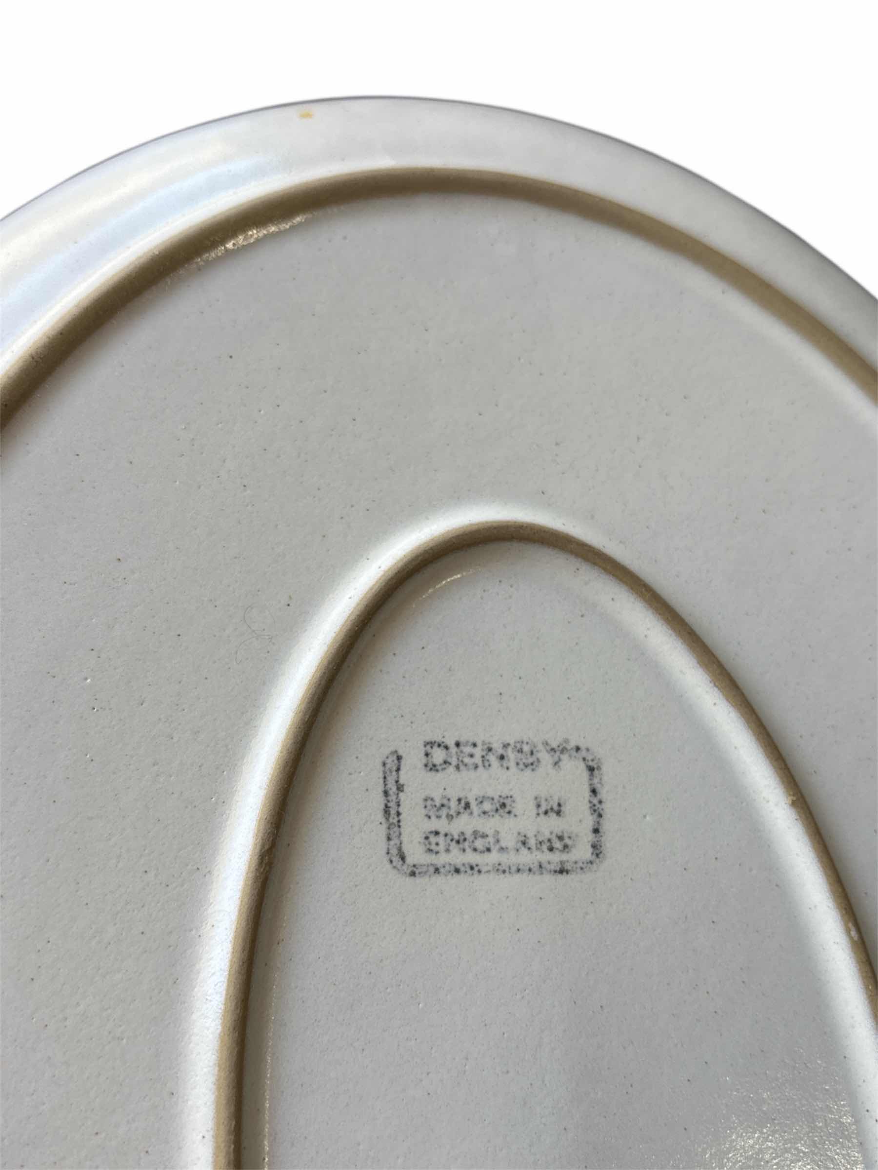 Photo 1 of GYPSY BY DENBY-LANGLEY STONEWARE 12” OVAL SERVING PLATTER