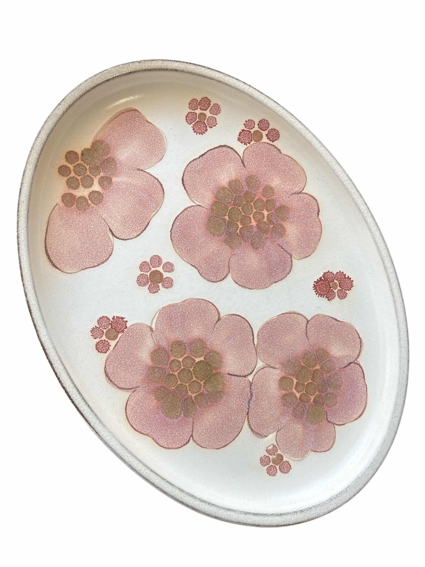 Photo 1 of GYPSY BY DENBY-LANGLEY STONEWARE 12” OVAL SERVING PLATTER