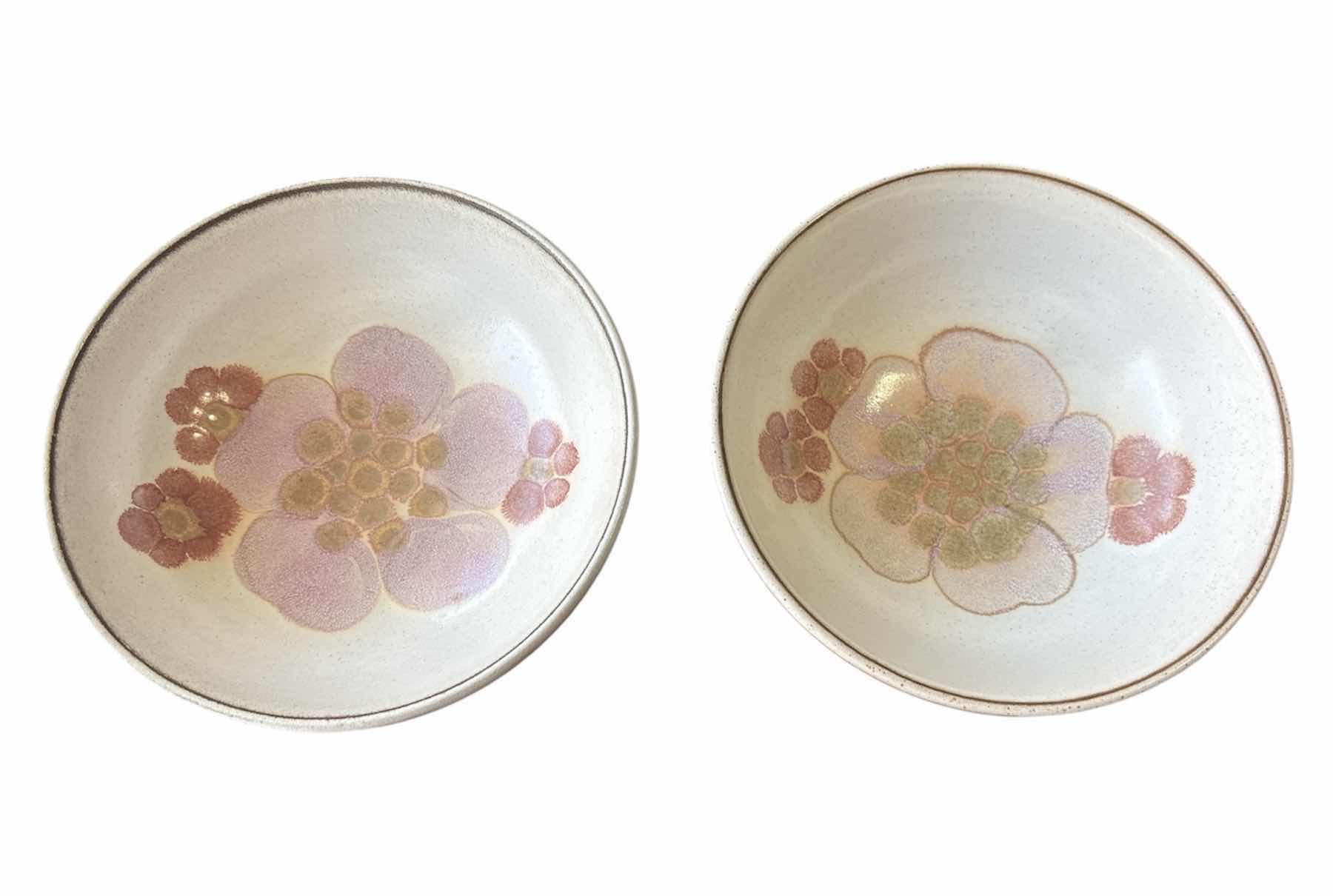 Photo 1 of GYPSY BY DENBY-LANGLEY STONEWARE FRUIT/DESSERT 5.75” BOWL, SET OF 2