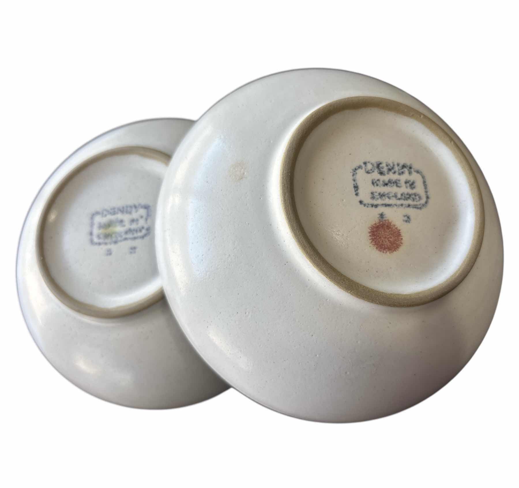 Photo 1 of GYPSY BY DENBY-LANGLEY STONEWARE FRUIT/DESSERT 5.75” BOWL, SET OF 2