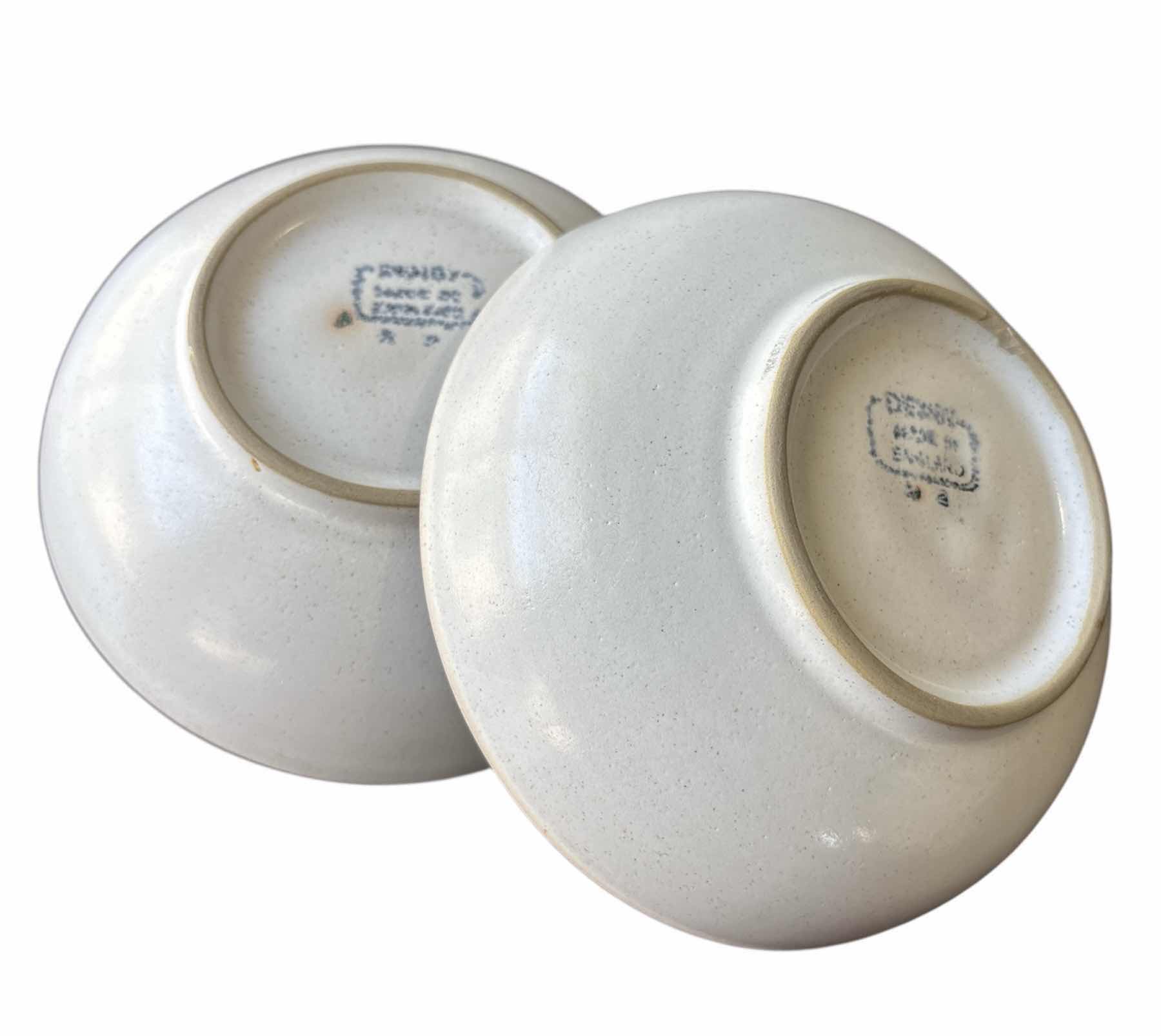 Photo 1 of GYPSY BY DENBY-LANGLEY STONEWARE 6.5” COUPE CEREAL BOWL, SET OF 2