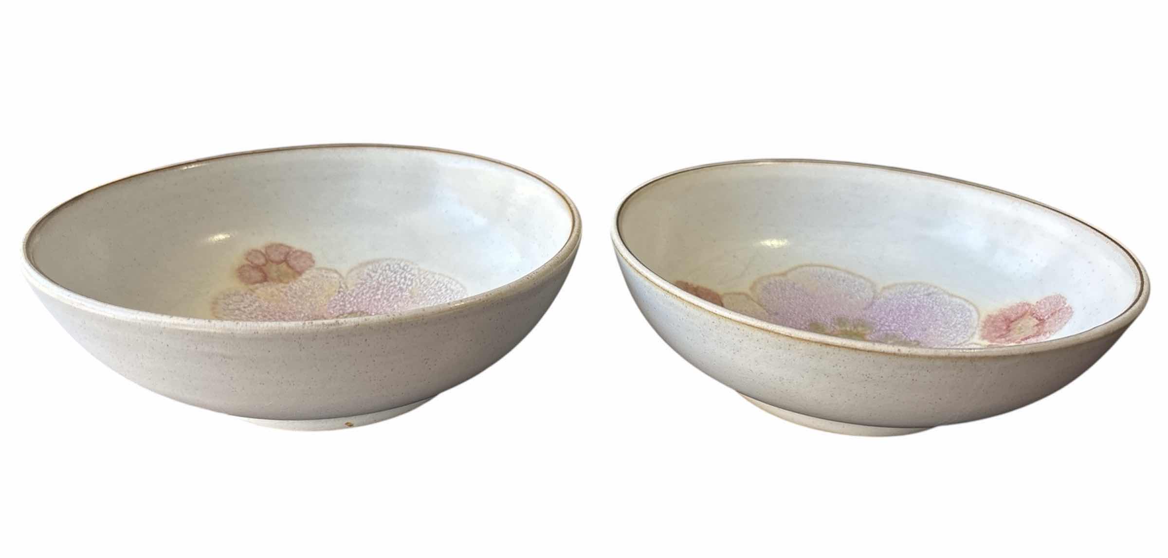 Photo 1 of GYPSY BY DENBY-LANGLEY STONEWARE 6.5” COUPE CEREAL BOWL, SET OF 2