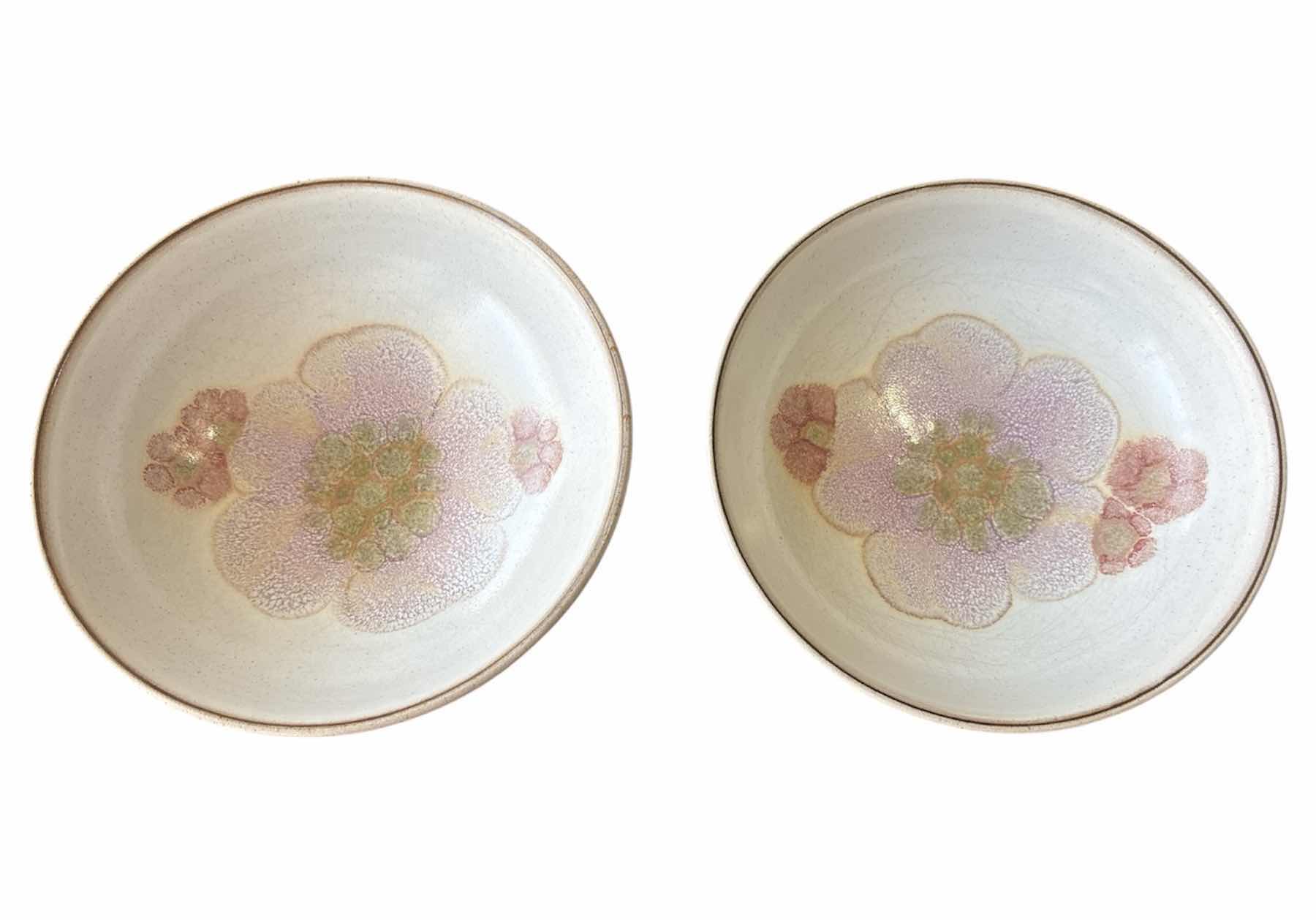 Photo 1 of GYPSY BY DENBY-LANGLEY STONEWARE 6.5” COUPE CEREAL BOWL, SET OF 2