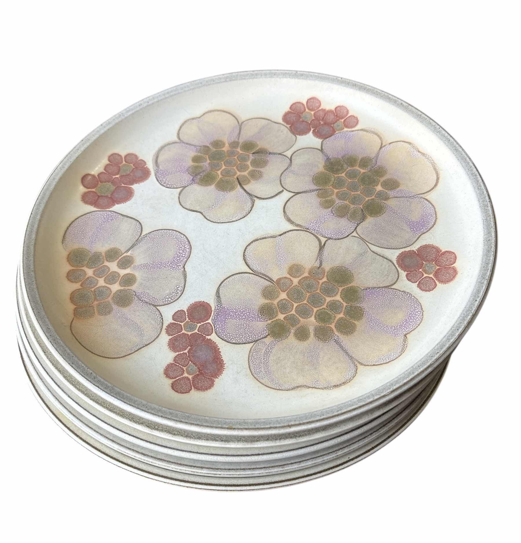 Photo 1 of GYPSY BY DENBY-LANGLEY STONEWARE 10” DINNER PLATE, SET OF 5