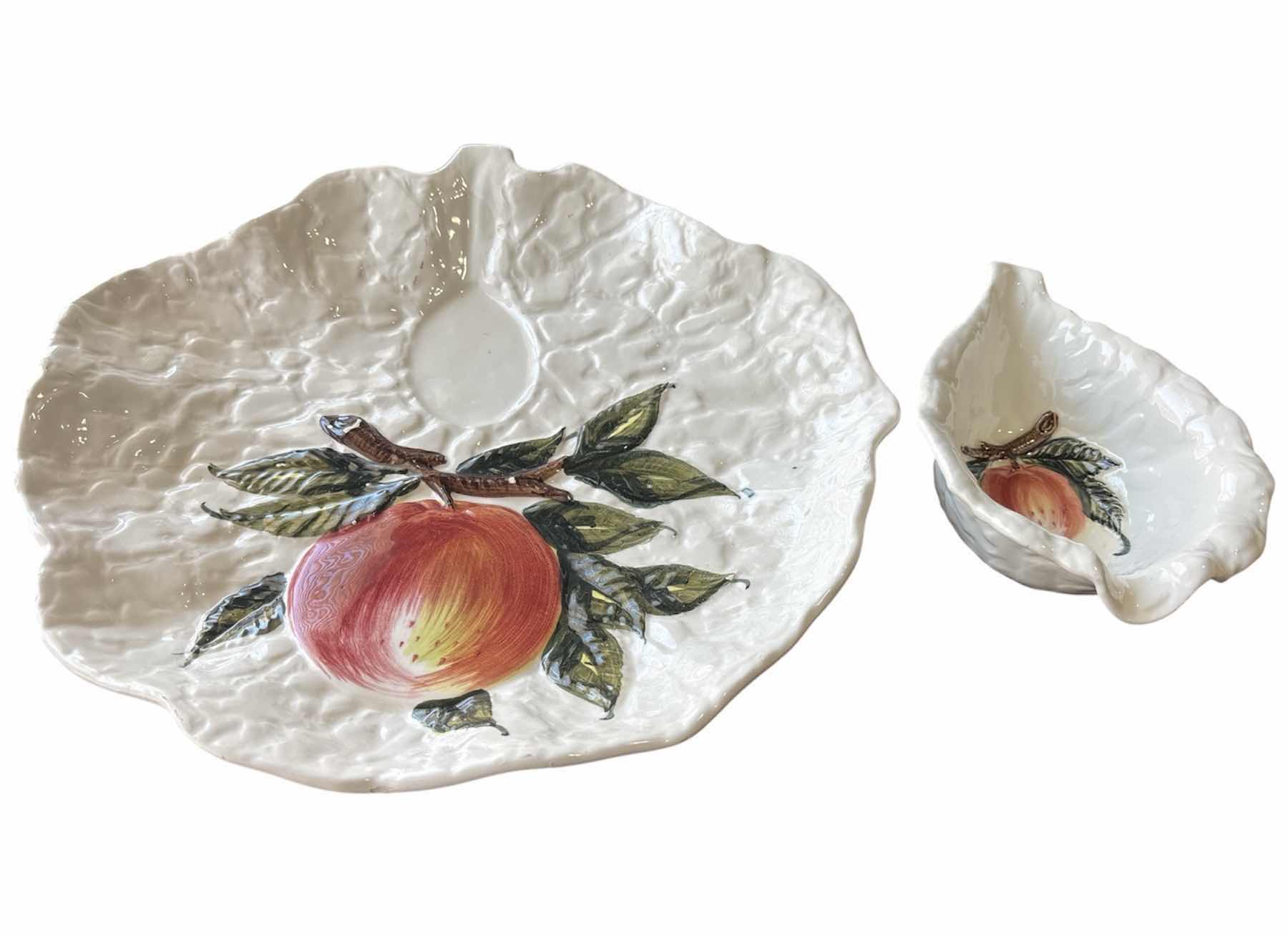 Photo 1 of SERVING PLATTER W DIP BOWL 13” X 12”