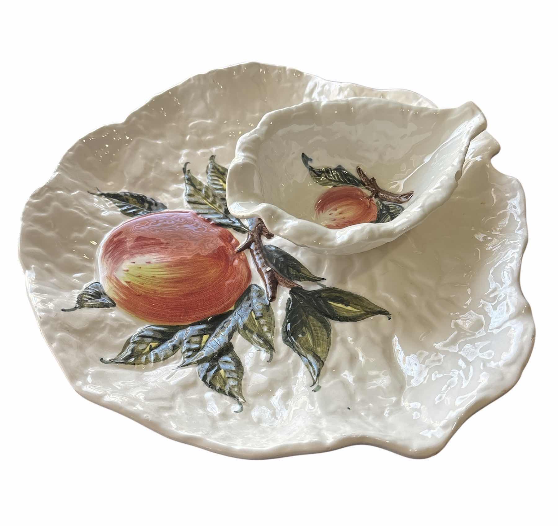 Photo 1 of SERVING PLATTER W DIP BOWL 13” X 12”