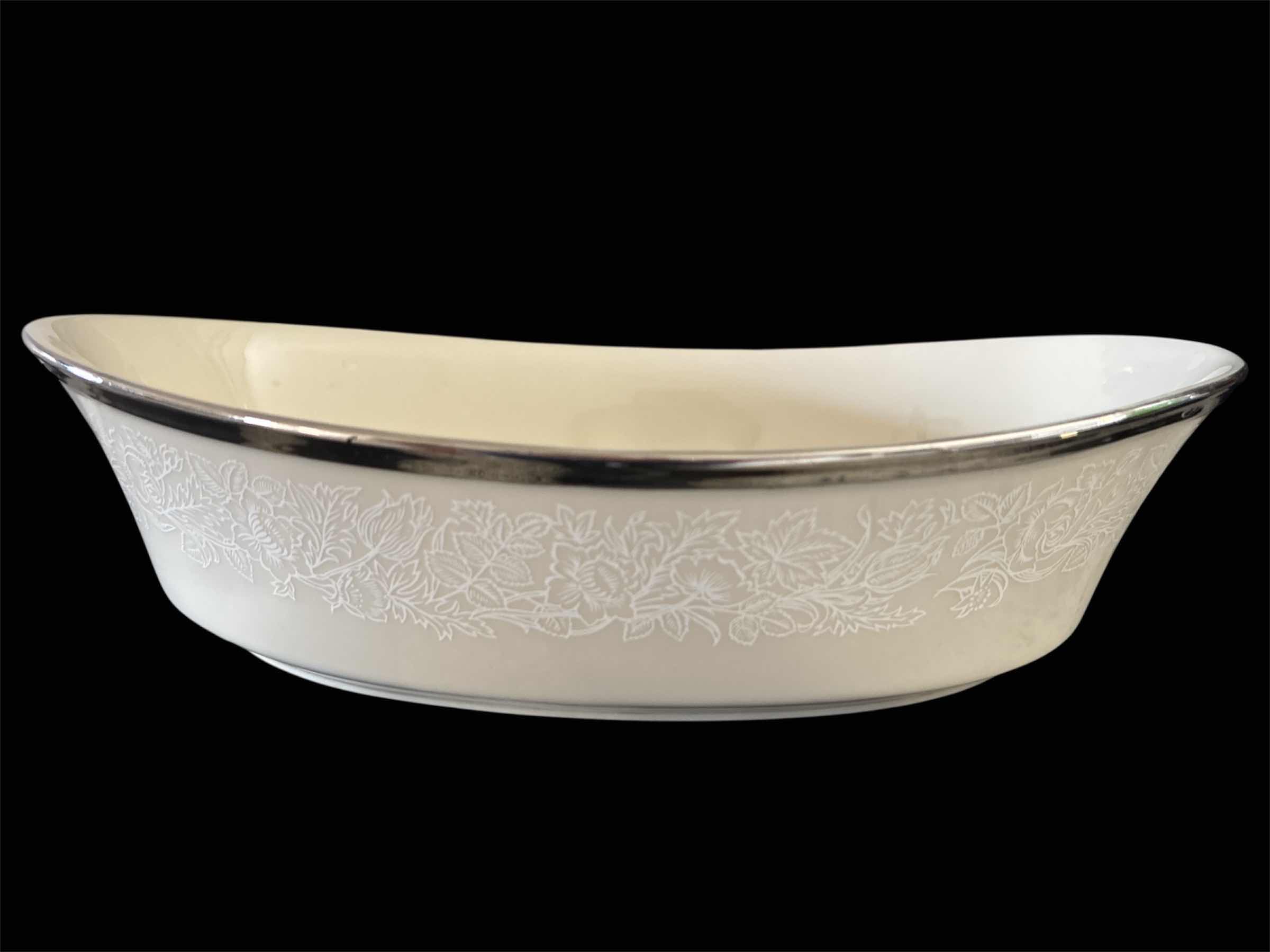 Photo 1 of MOONSPUN BY LENOX 10” OVAL VEGETABLE BOWL