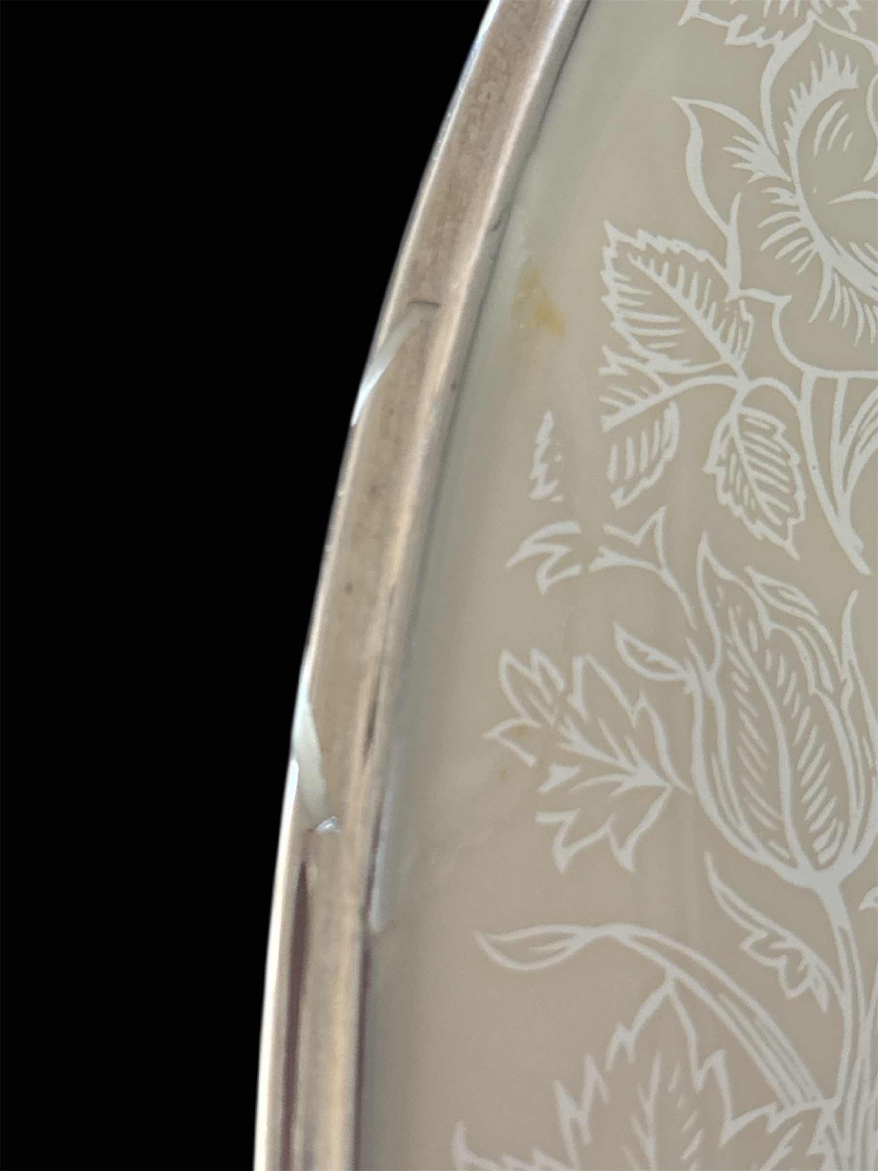 Photo 1 of MOONSPUN BY LENOX 16” OVAL SERVING PLATTER (16” X 12”)