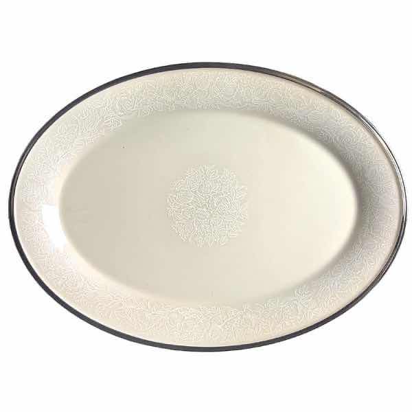 Photo 1 of MOONSPUN BY LENOX 16” OVAL SERVING PLATTER (16” X 12”)
