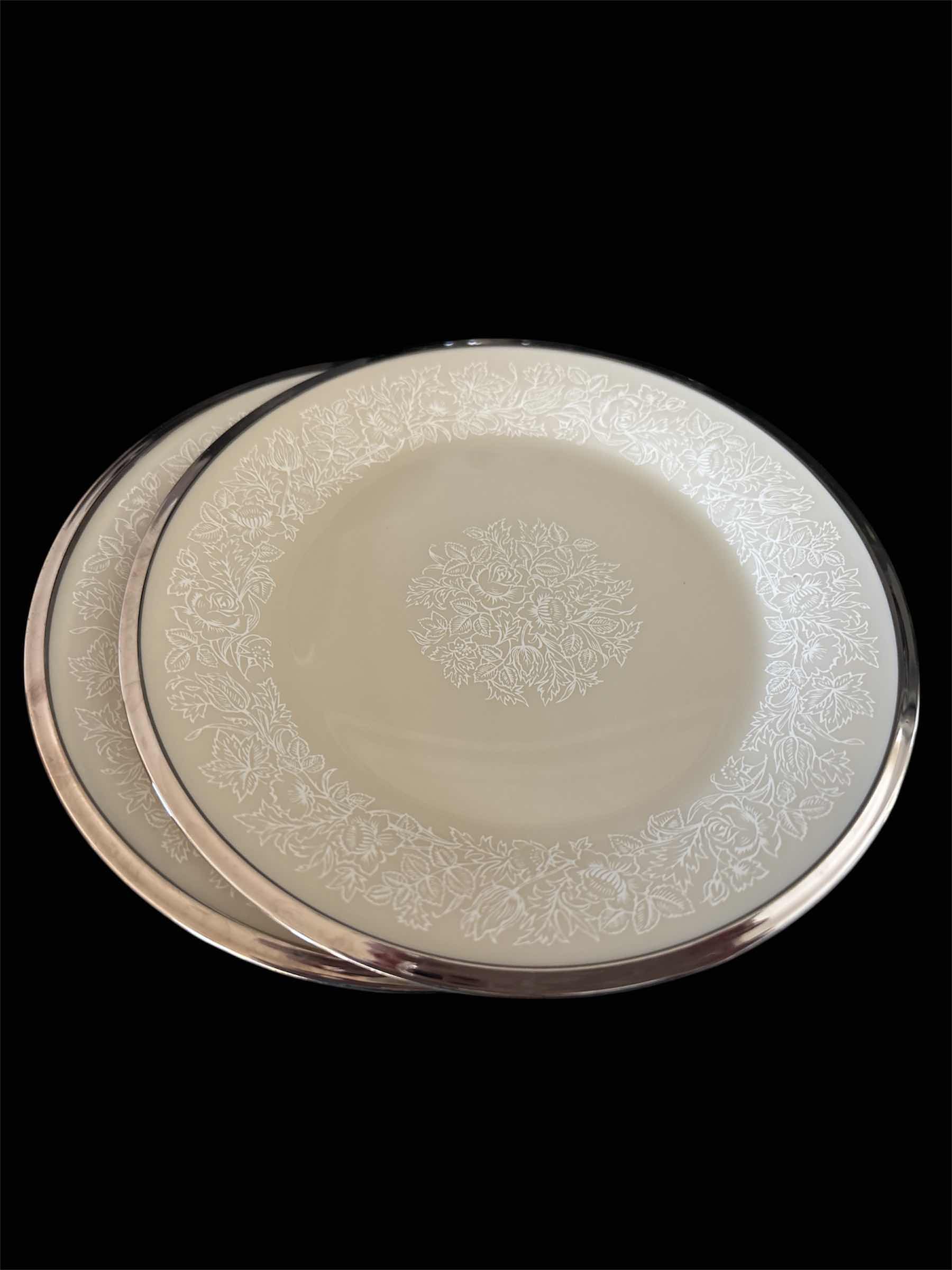 Photo 1 of MOONSPUN BY LENOX 6.25” BREAD & BUTTER PLATE (2 PCS)