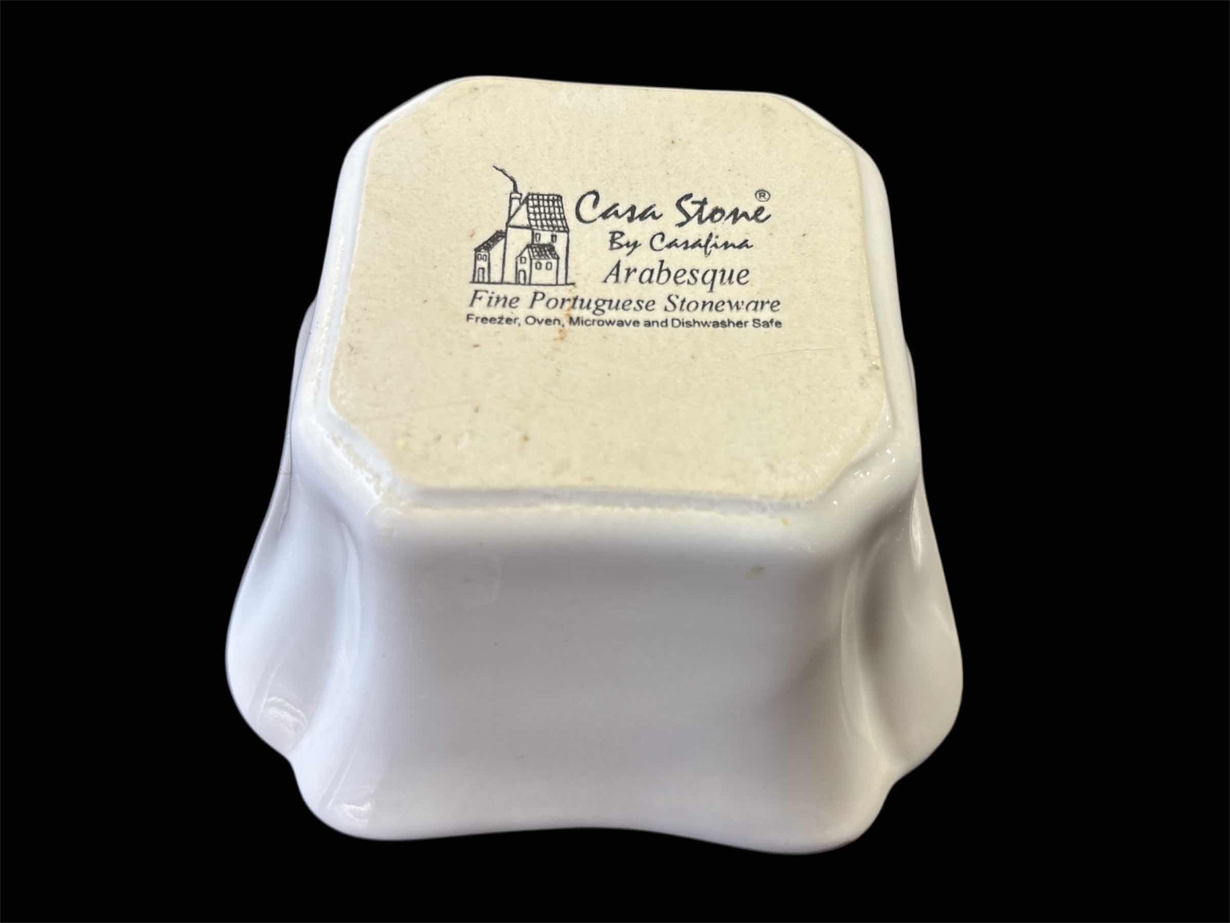 Photo 1 of CASA STONE BY CASAFINA “ARABESQUE” RAMEKINS, 3” SET OF 4