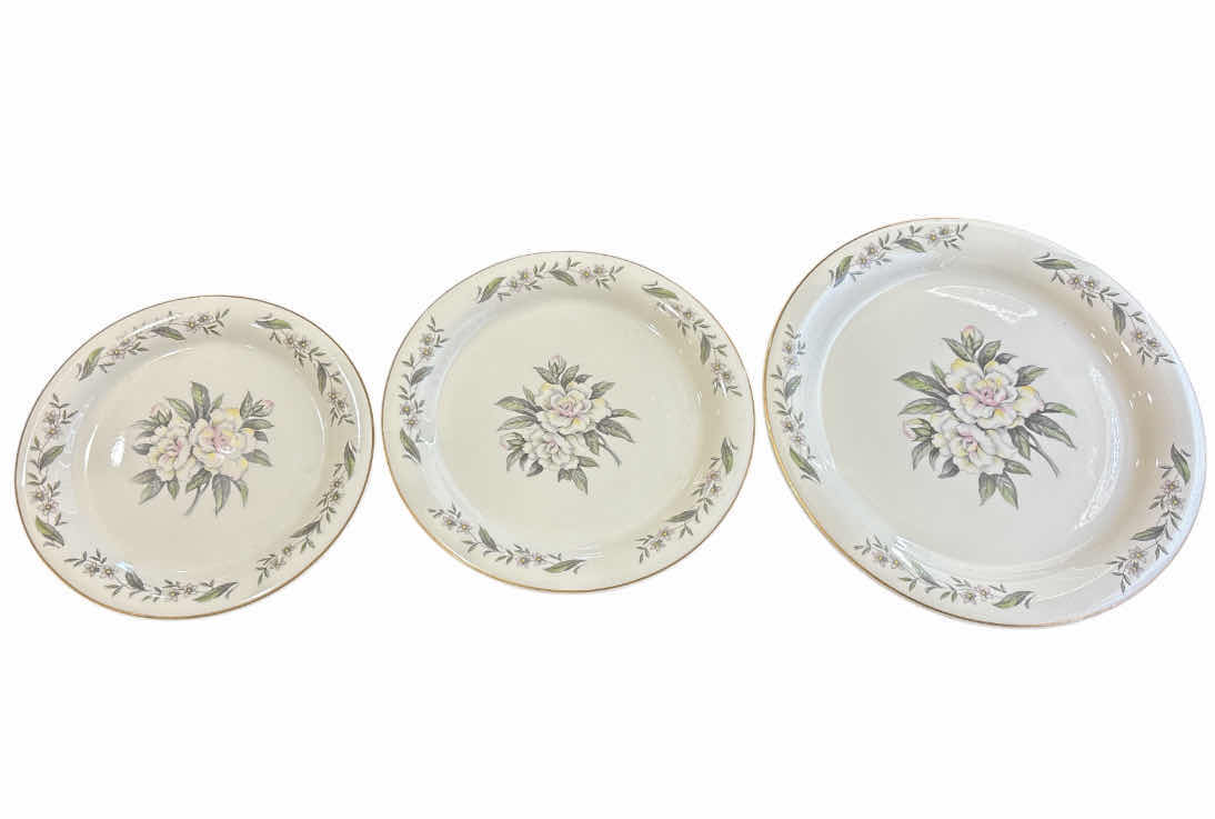 Photo 1 of GARDENIA BY HOMER LAUGHLIN 50 PC DISH/SERVING SET *SEE NOTES*