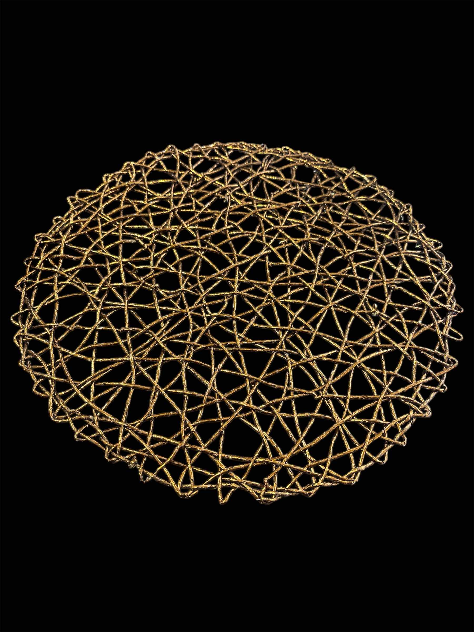 Photo 1 of GOLD/ ROSE GOLD 13” CHARGER PLATES & 15” PLACE MATS, 21 PCS