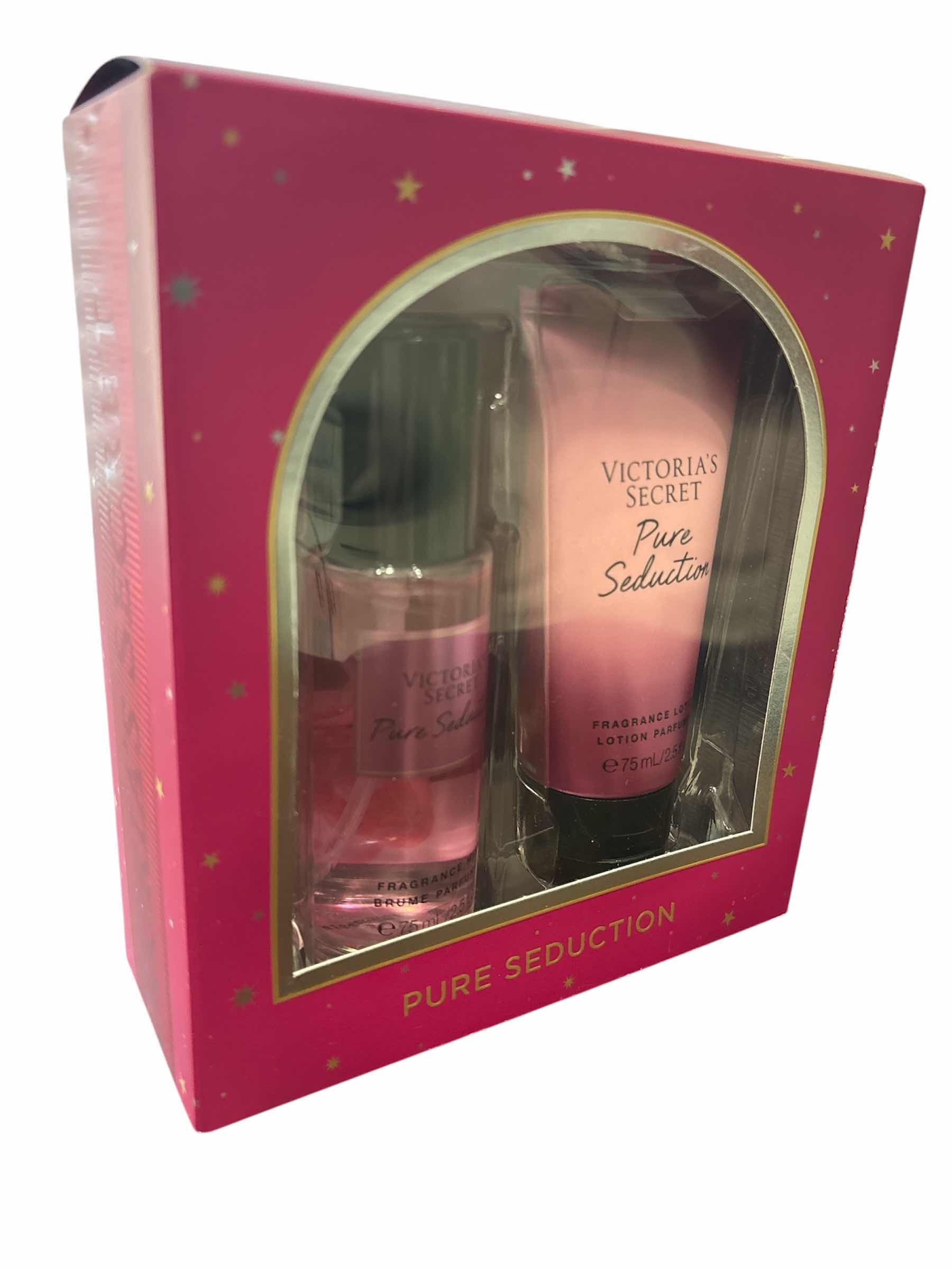 Photo 1 of NEW VICTORIA’S SECRET PURE SEDUCTION 2 PC GIFT SET, 2.5 OZ FRAGRANCE MIST & 2.5 OZ FRAGRANCE LOTION