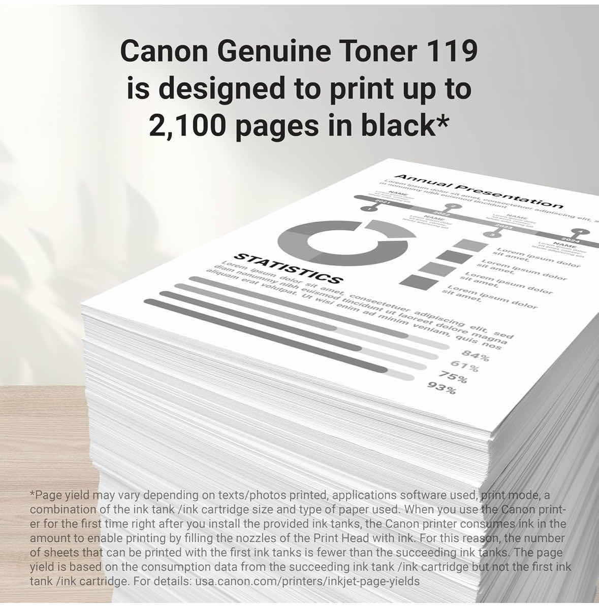 Photo 1 of NEW CANON GENUINE 119 BLACK TONER CARTRIDGE