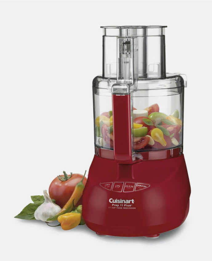 Photo 1 of THE CUISINART PREP 11 PLUS 11 CUP FOOD PROCESSOR, RED (#DLC-2011N)