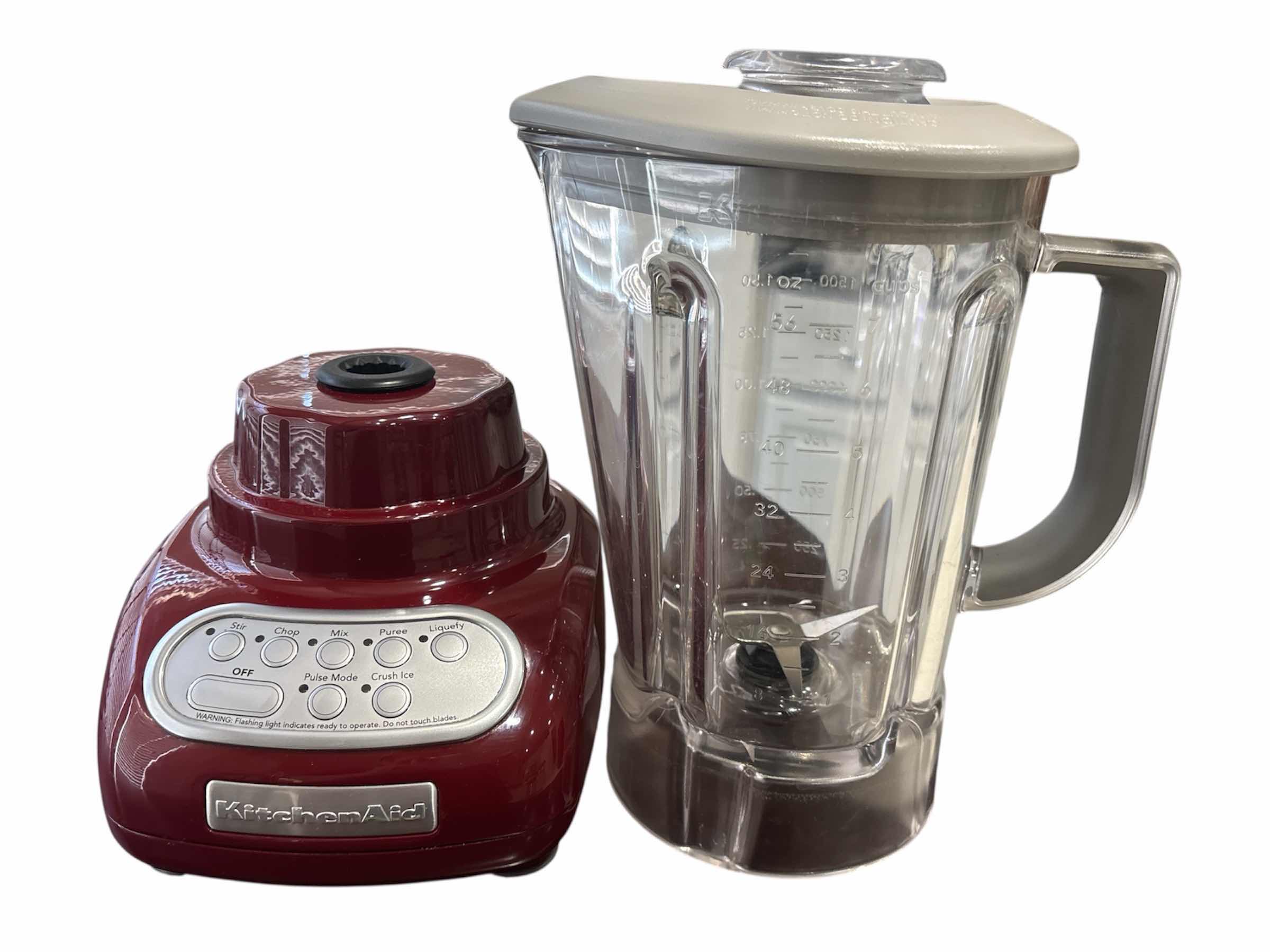 Photo 1 of KITCHEN AID 7 CUP HOUSEHOLD 5-SPEED BLENDER, EMPIRE RED (MODEL KSB560GC0)