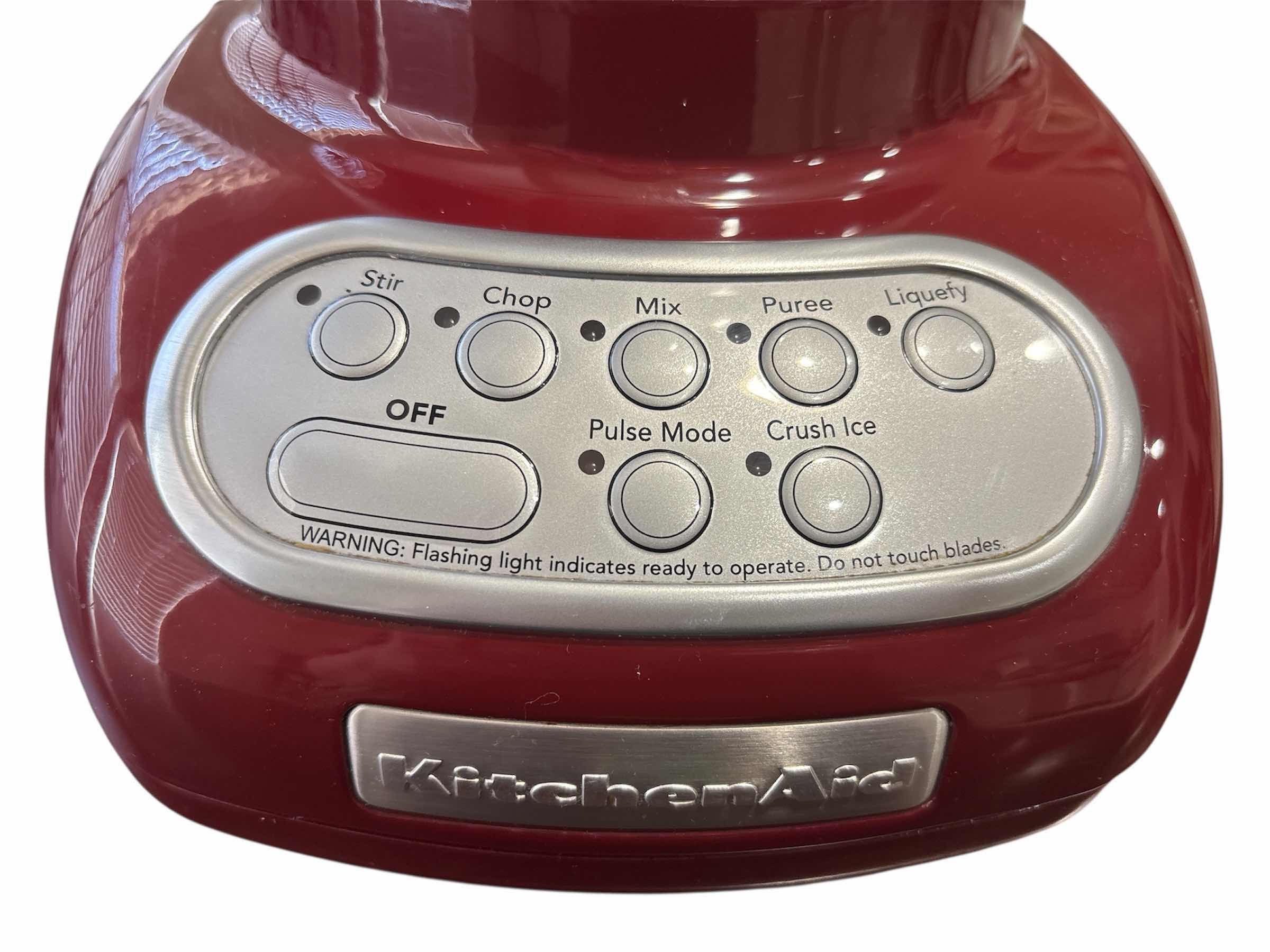 Photo 1 of KITCHEN AID 7 CUP HOUSEHOLD 5-SPEED BLENDER, EMPIRE RED (MODEL KSB560GC0)