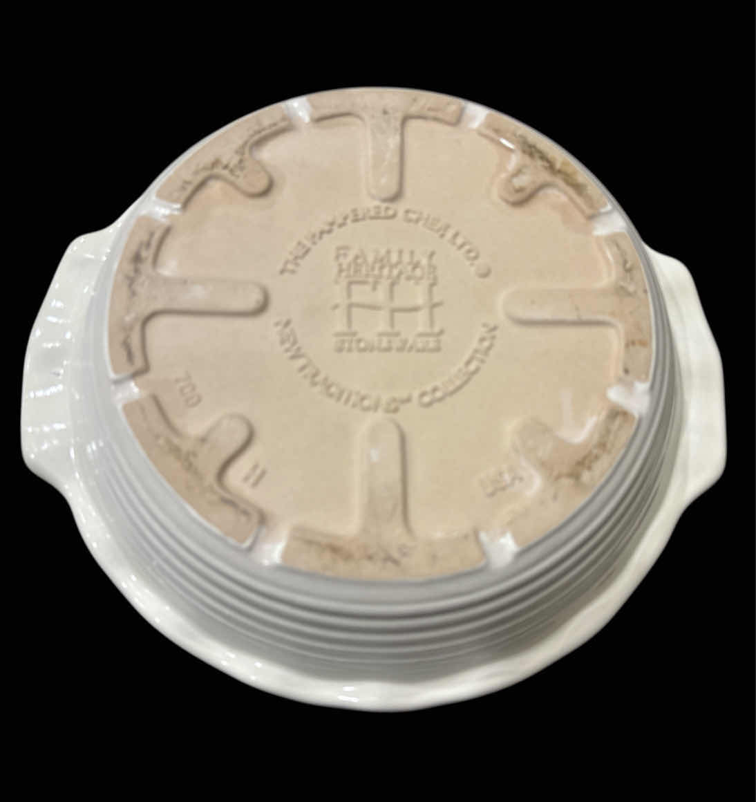 Photo 1 of THE PAMPERED CHEF STONEWARE, NEW TRADITIONS COLLECTION, 10” DEEP DISH PIE PLATE #1305
