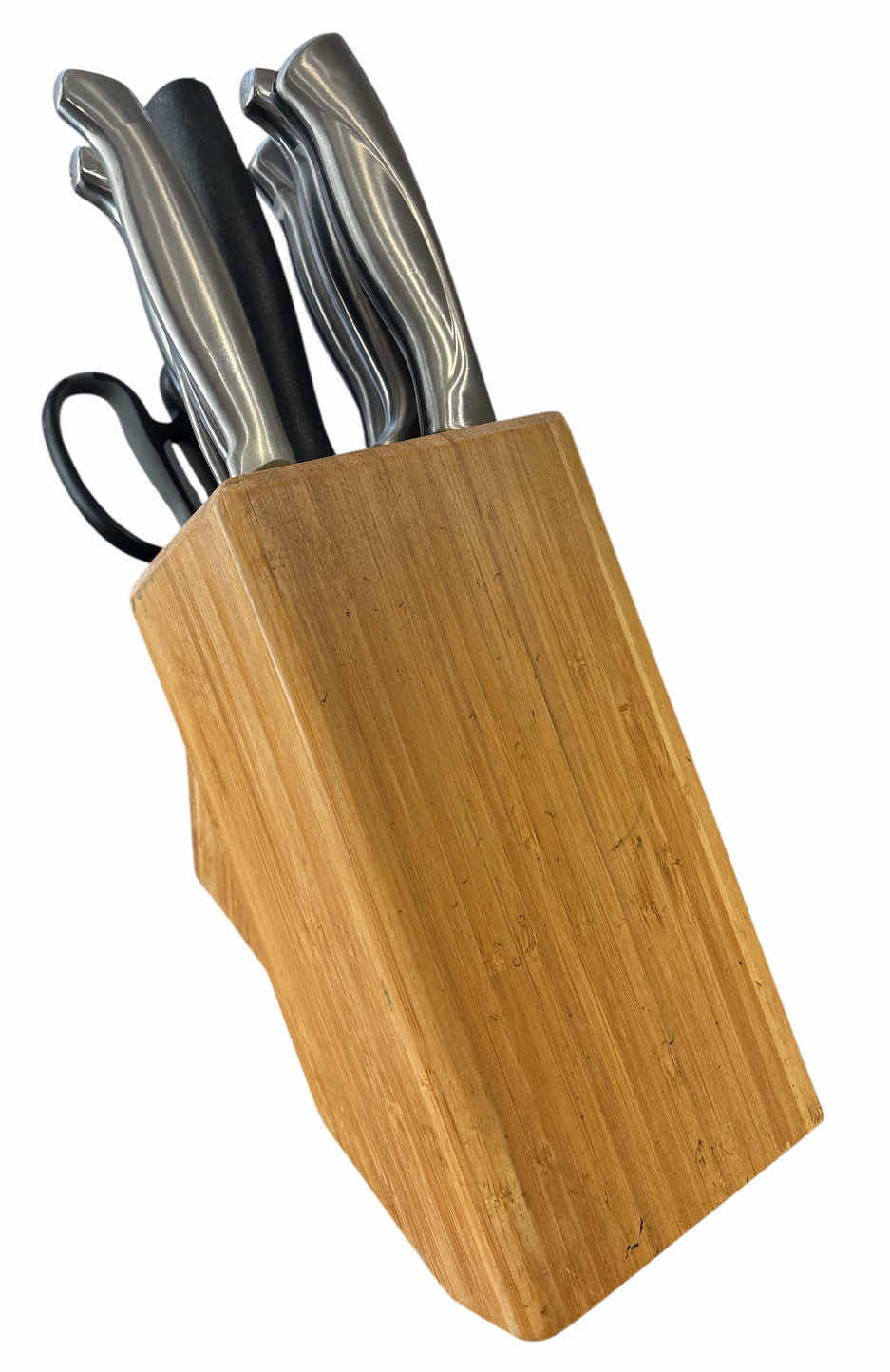 Photo 1 of KITCHENAID KNIFE BLOCK W 10 PCS (INCOMPLETE SET)