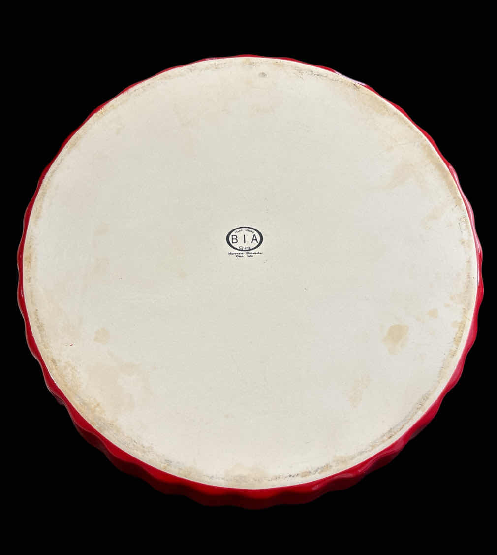 Photo 1 of BIA CORDON BLEU HAND GLAZED 10” ROUND QUICHE BAKING DISH